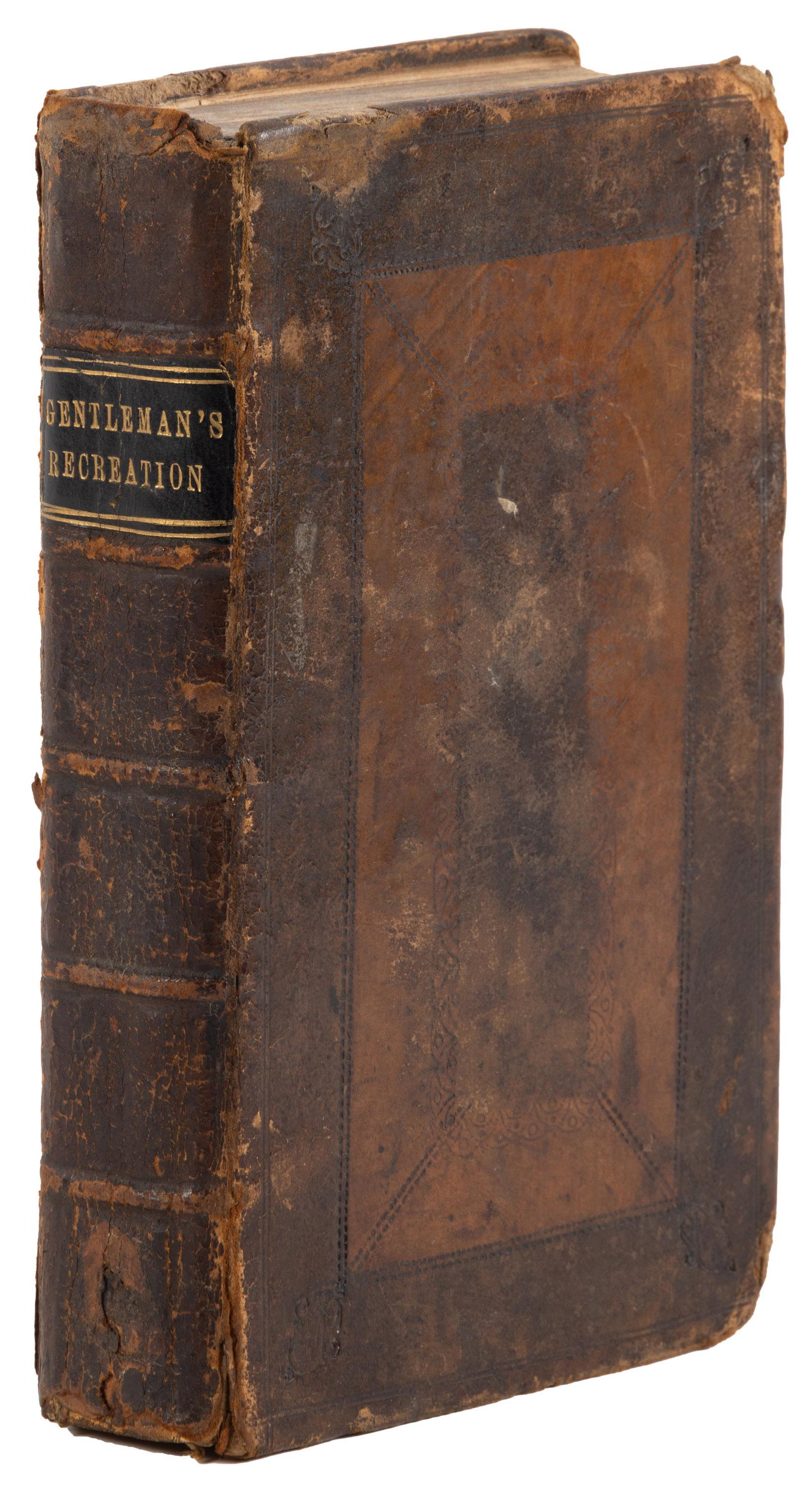 Gentleman's Recreation Best Edition 1721: Heading: Author: Cox, Nicholas Title: The Gentleman's Recreation, In Four Parts. Viz. Hunting, Hawking, Fowling, Fishing Place Published: London Publisher:Printed for N.C. and Sold by J. Wilcox