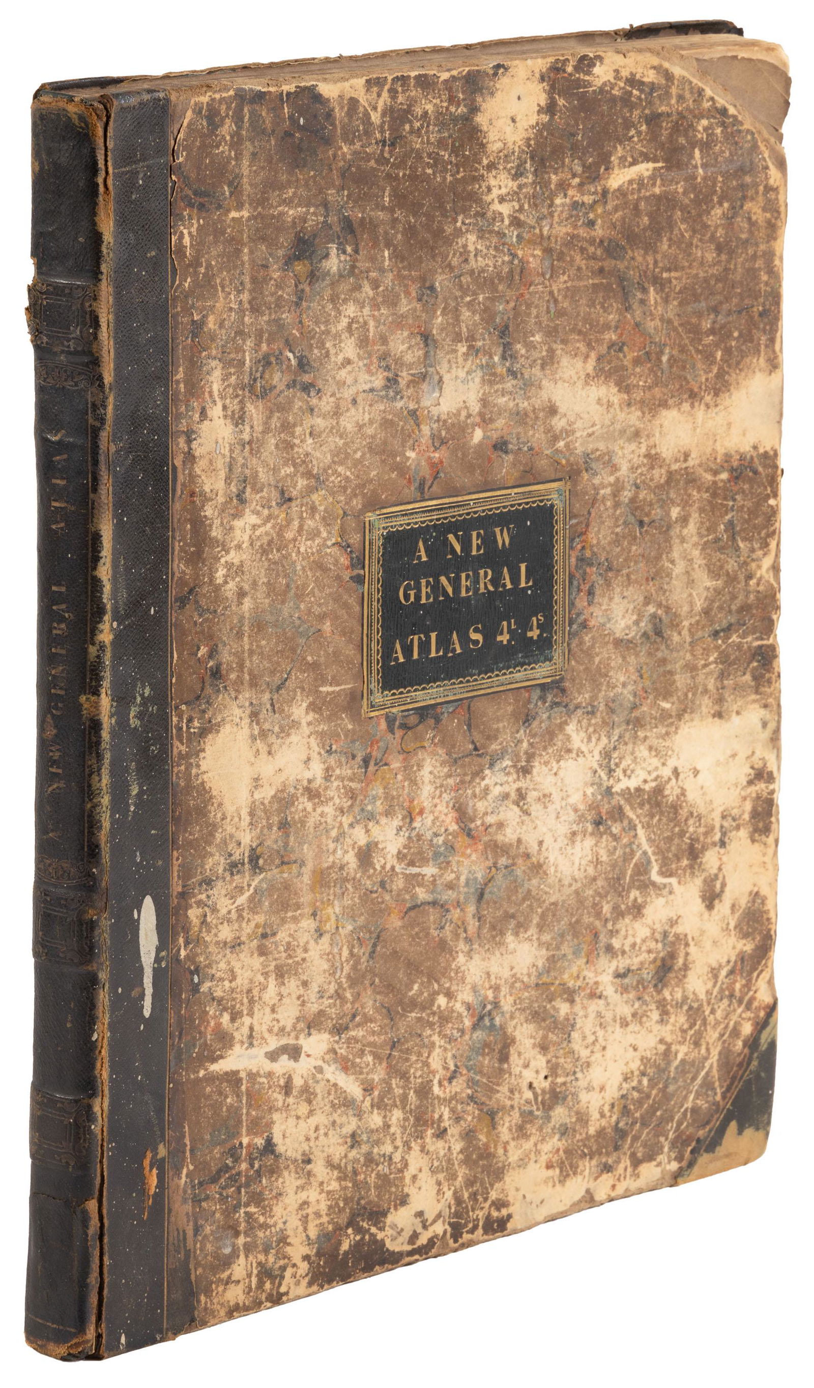 38 hand-colored maps of the world, c. 1815 (1 of 6)