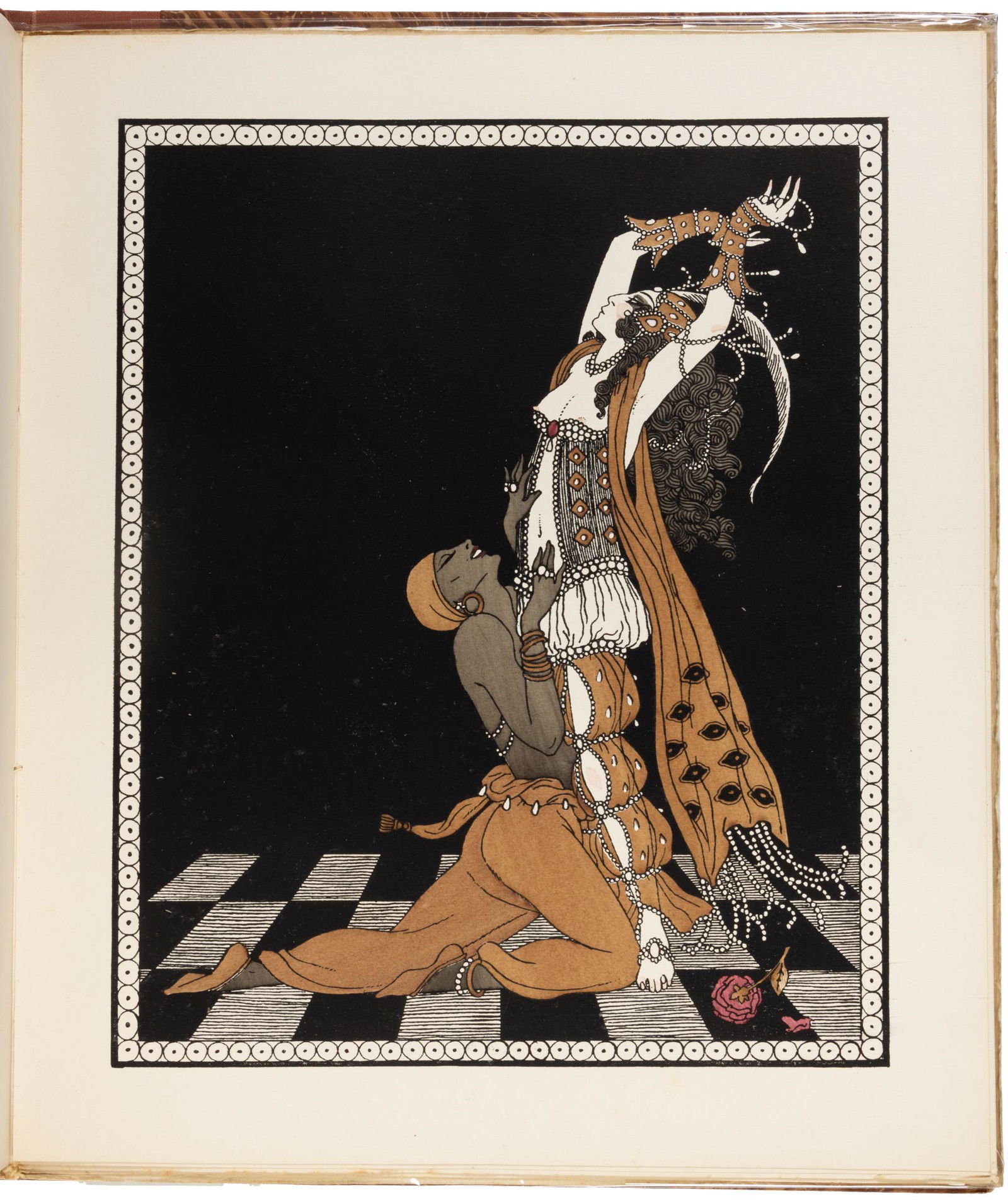 George Barbier illustrates the Dances of Nijinsky: Heading: (Barbier, George, illustrator) Author: Miomandre, Francis de Title: Dessins sur les Danses de Vaslav Nijinsky par George Barbier Place Published: Paris Publisher:La Belle Edition Date Pu