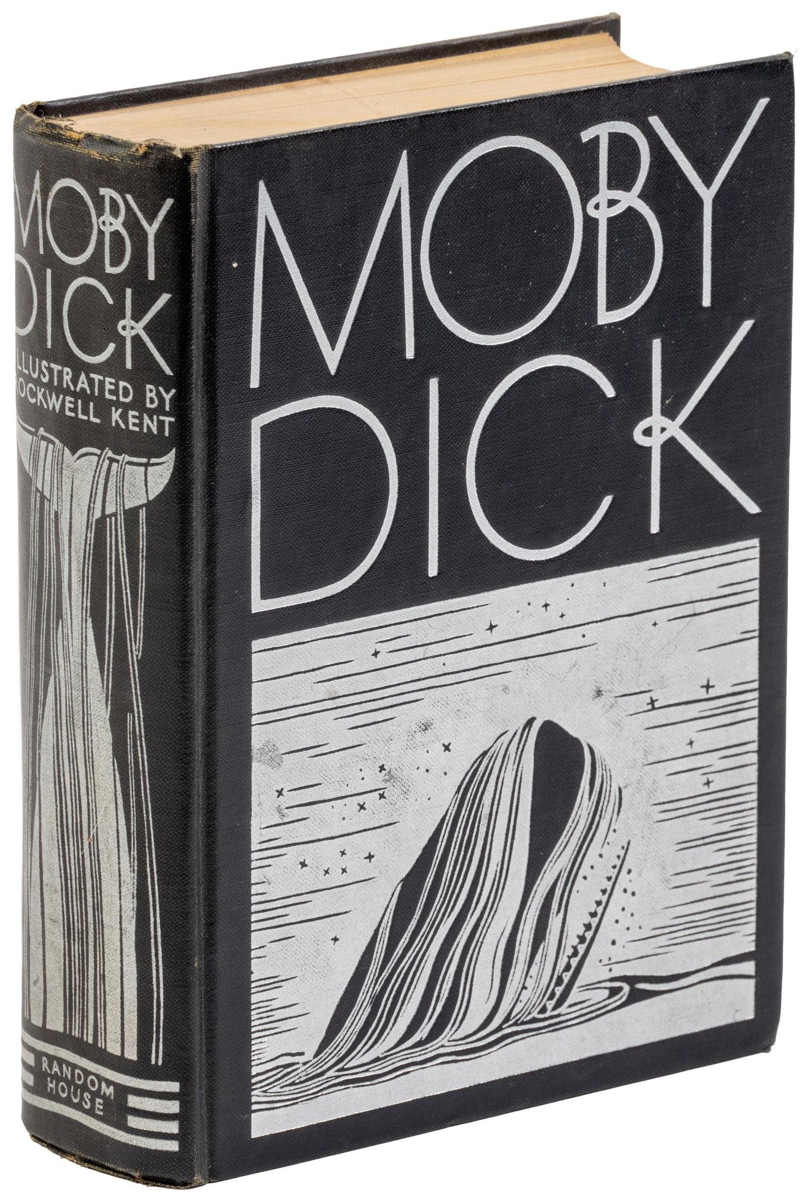 Rockwell Kent's Moby Dick 1st Trade ed.: Heading: (Kent, Rockwell, illustrator) Author: Melville, Herman Title: Moby Dick Or The Whale Place Published: New York Publisher:Random House Date Published: 1930 Description: <