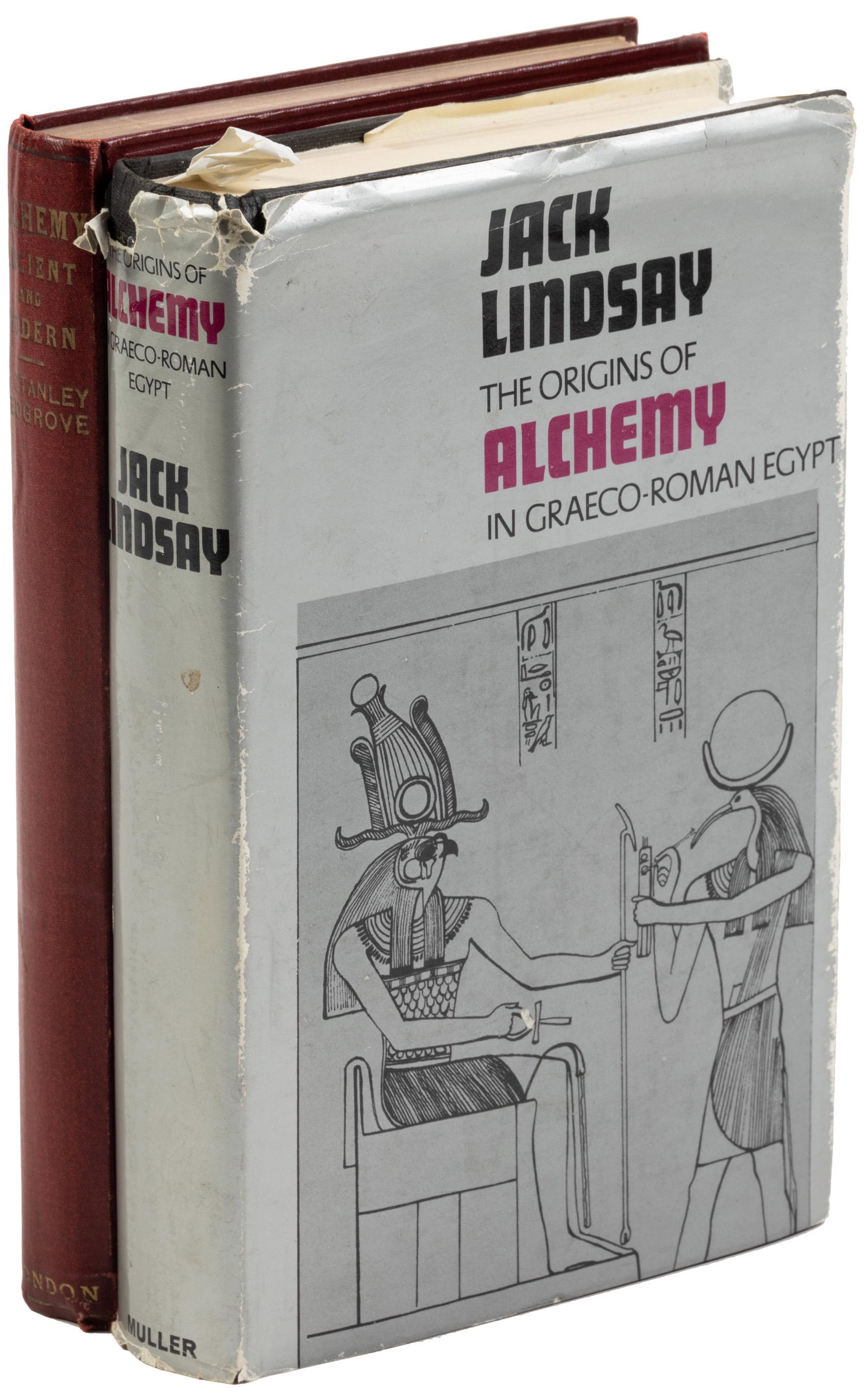Two works on the origins of Alchemy: Heading: (Alchemy) Author: Title: Two volumes on Alchemy Place Published: London Publisher:Various publishers Date Published: 1922; 1970 Description: 2 volumes. Variously i