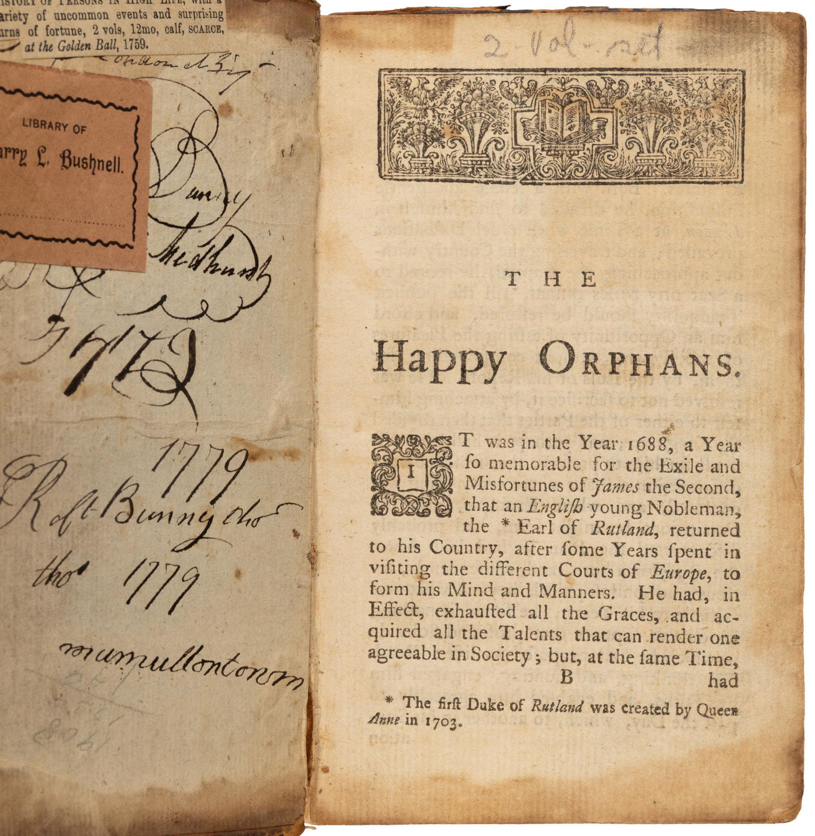 The Happy Orphans, 1759 (1 of 2)