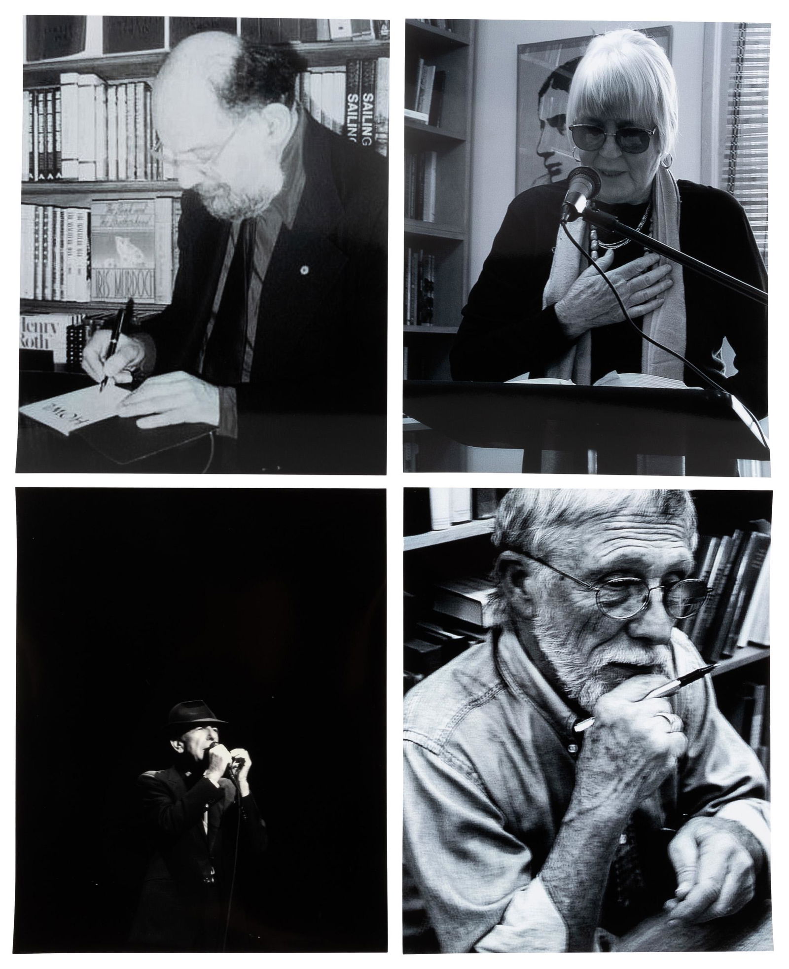 Photographs signed by Ferlinghetti et al. (1 of 4)