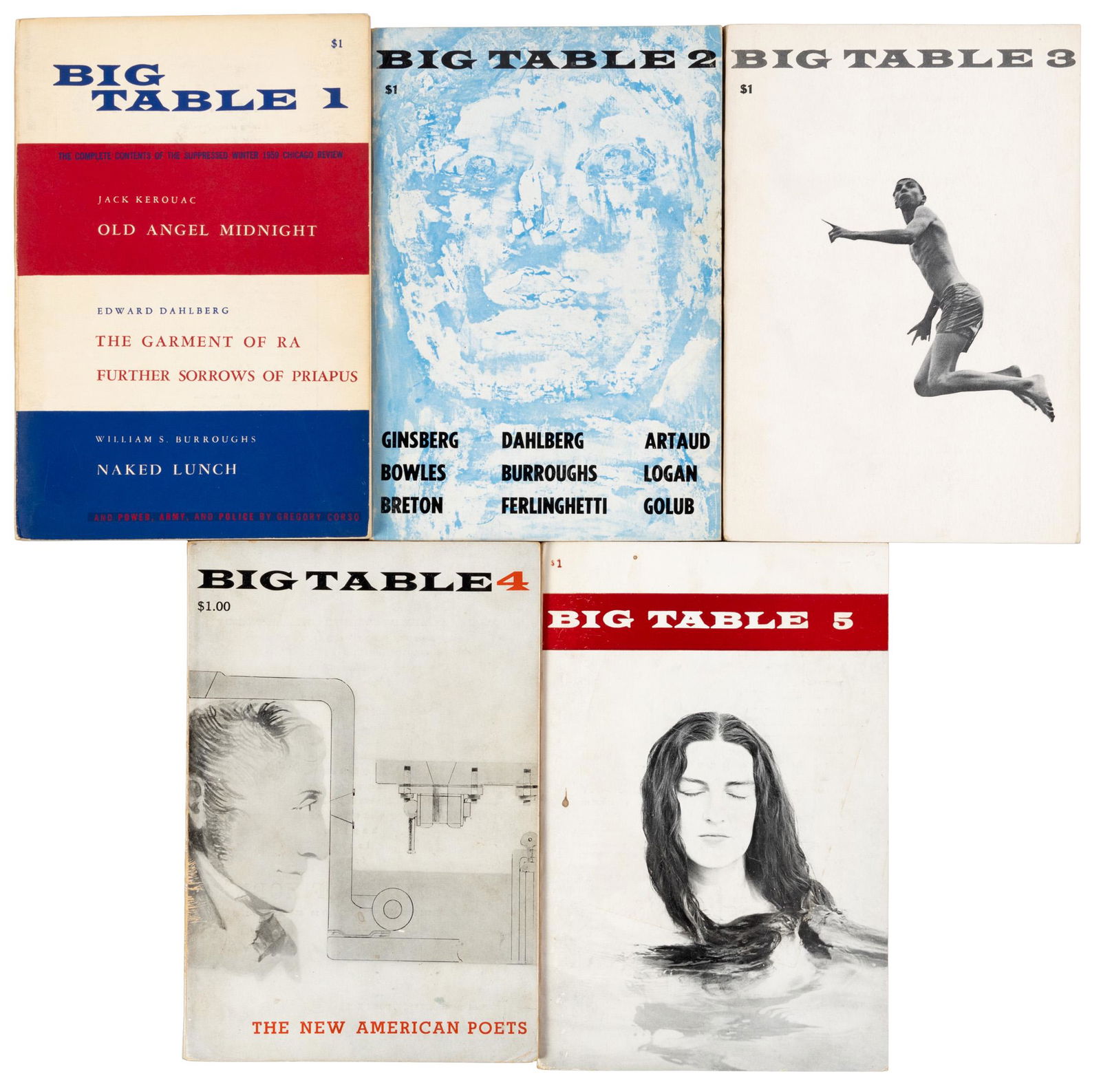 Big Table, Nos. 1-5 Kerouac, etc. (1 of 1)