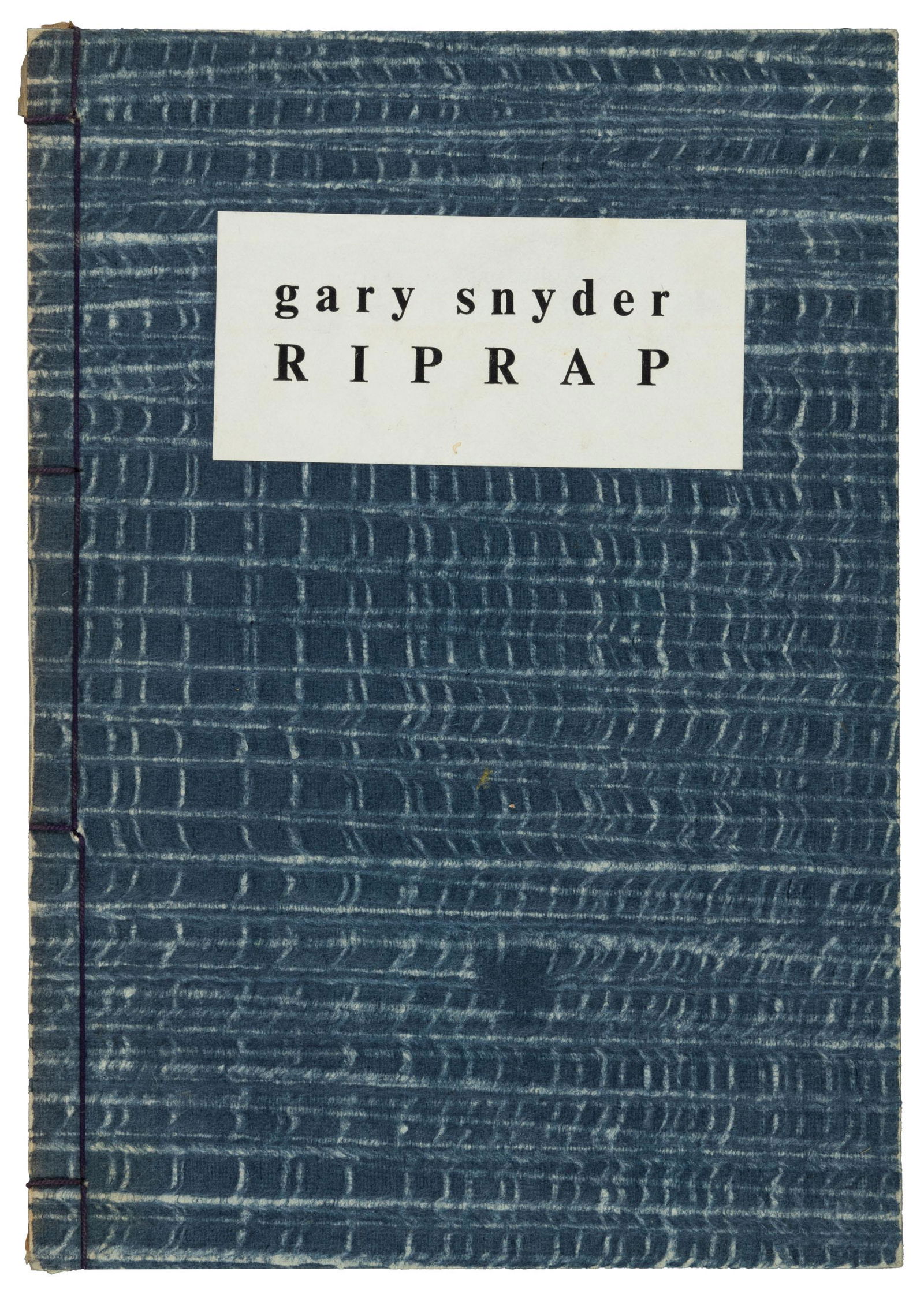Gary Snyder's Riprap, First Printing 1/500 (1 of 3)