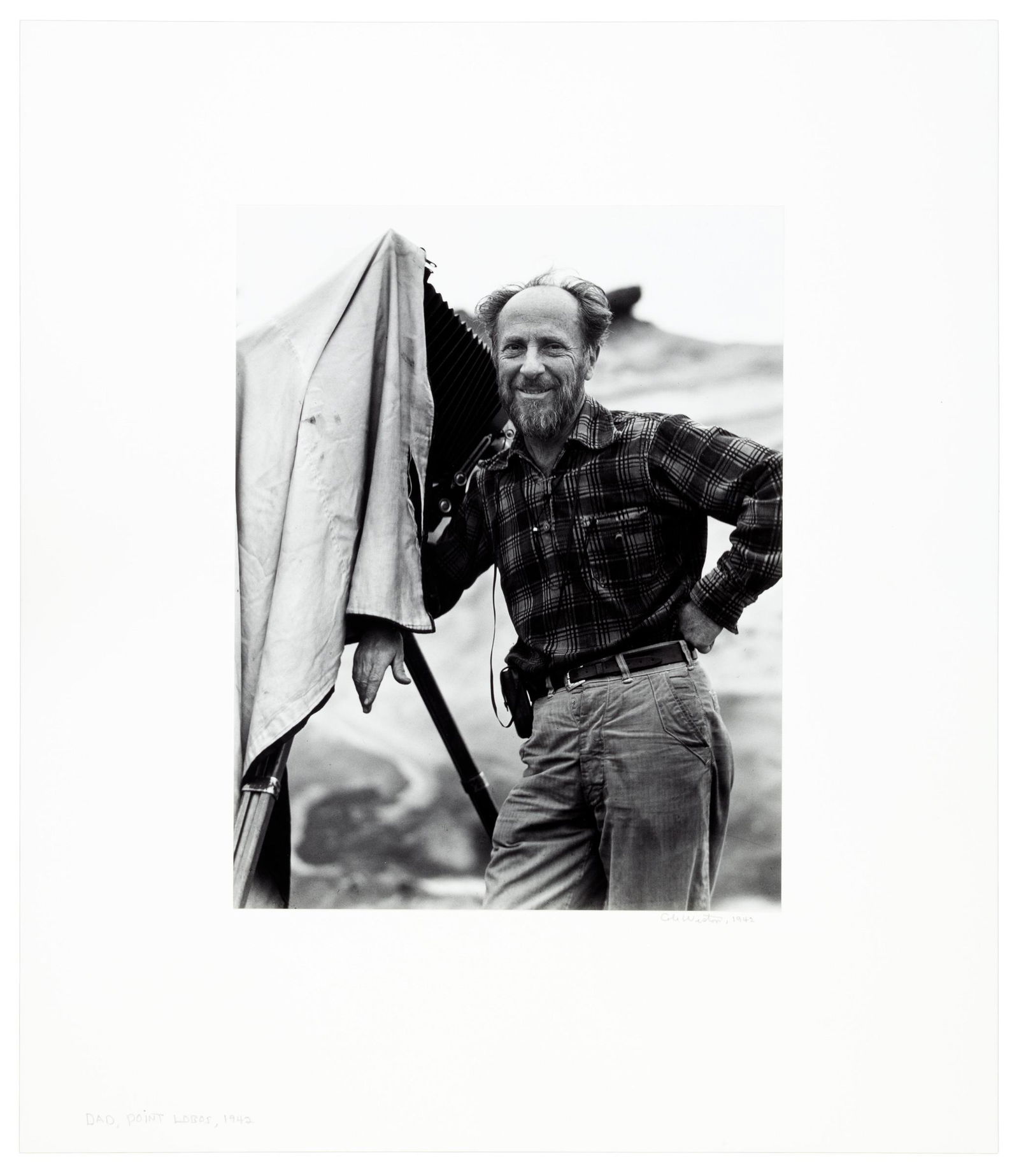 Signed by Cole Weston, Dad, Point Lobos (1 of 2)