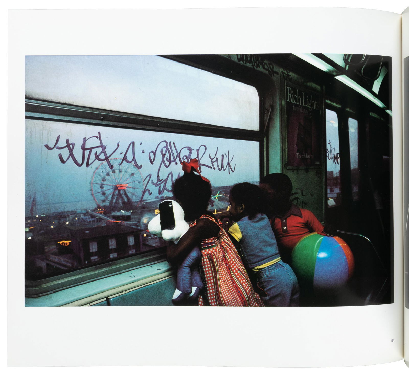 Signed by Bruce Davidson: Heading: Author: Davidson, Bruce Title: Subway Place Published: [New York] Publisher:Aperture Date Published: [1986] Description: Illustrated from color photographs. 24.5x2