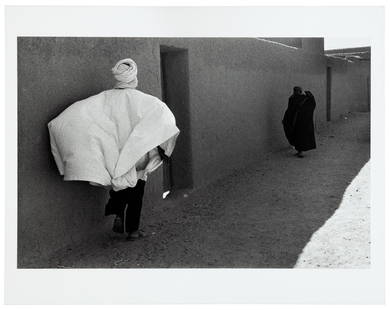 Agades, Niger, 1975 by signed Bernard Plossu: Heading: Author: Plossu, Bernard Title: Agades, Niger, 1975 Place Published: Publisher: Date Published: 1993 Description: Gelatin silver print. 24x30 cm (9½x11&frac