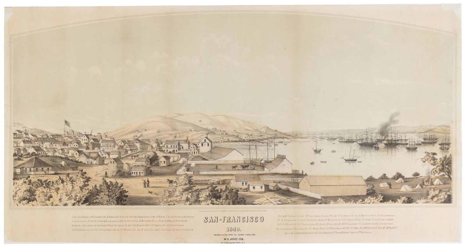 Firks' view of gold rush San Francisco (1 of 4)
