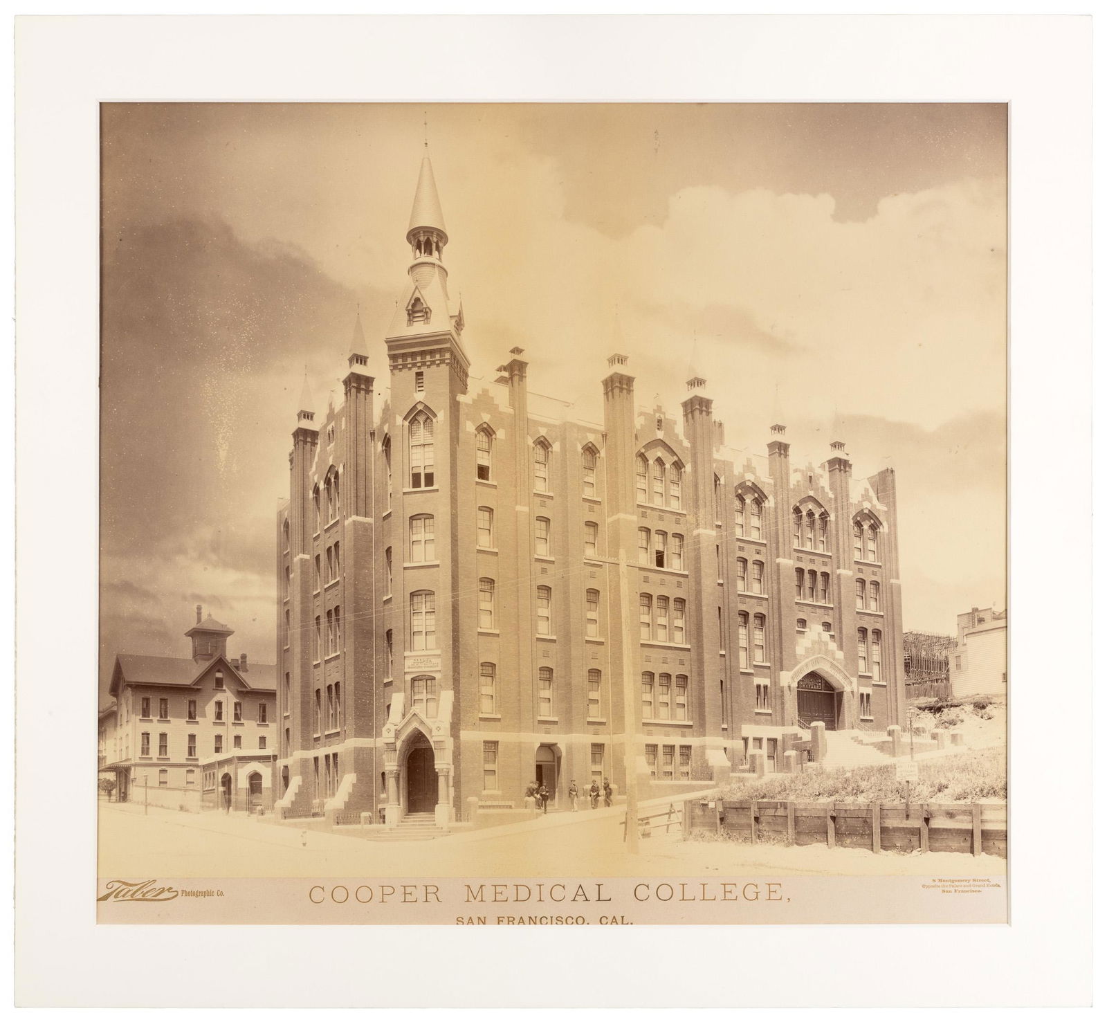 Taber photograph of Cooper Medical College in S.F. (1 of 2)