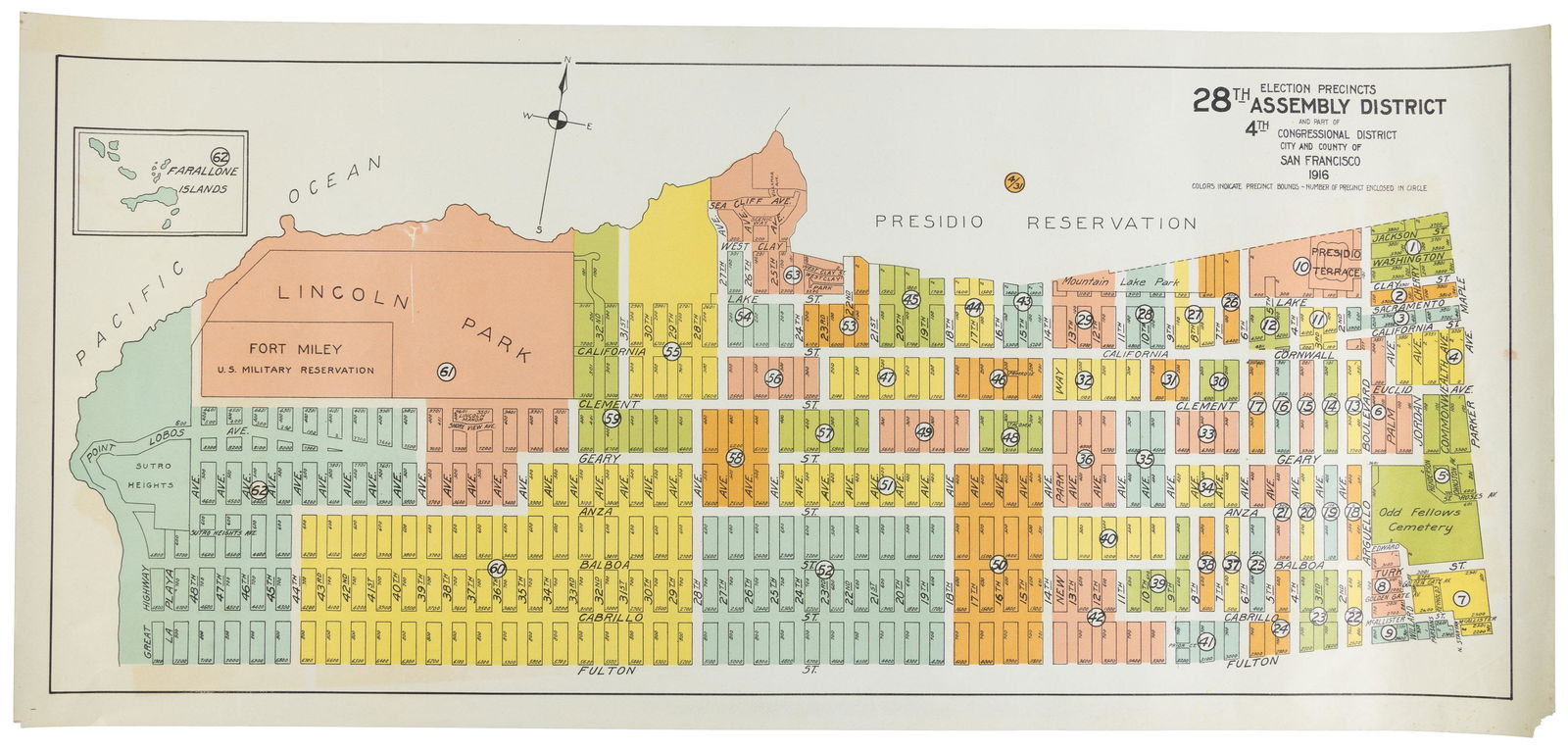 Election precincts of northwest S.F., 1916 (1 of 2)