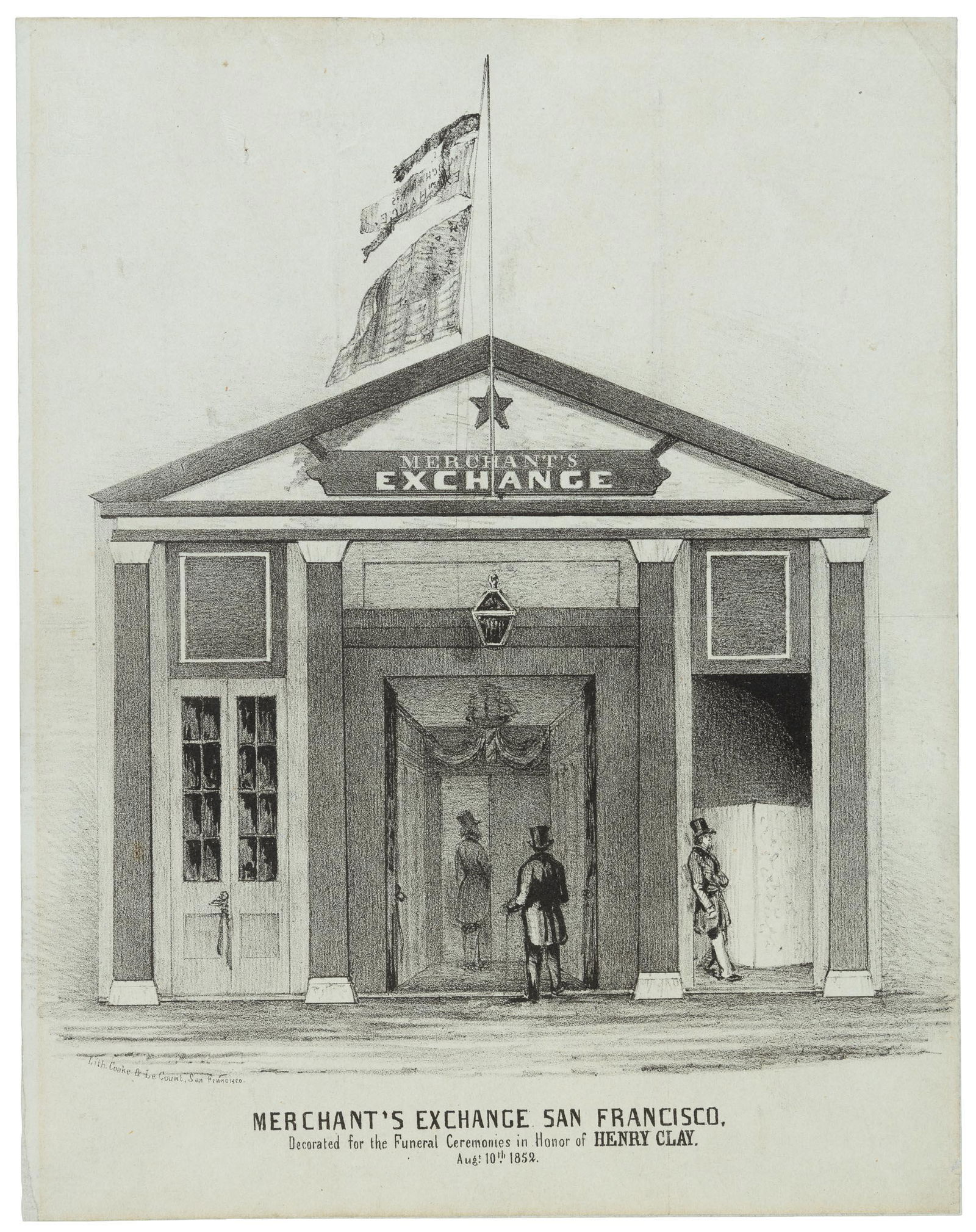 Rare lettersheet of SF Merchant's Exchange (1 of 1)