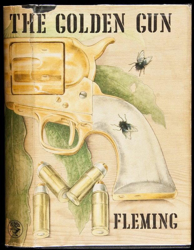 The Man with the Golden Gun 1st in dj: Title: The Man with the Golden Gun Author: Fleming, Ian Description: Plain black boards, spine lettered in gilt, pictorial dust jacket. First Edition.The thirteenth title in the 007 James Bond series.