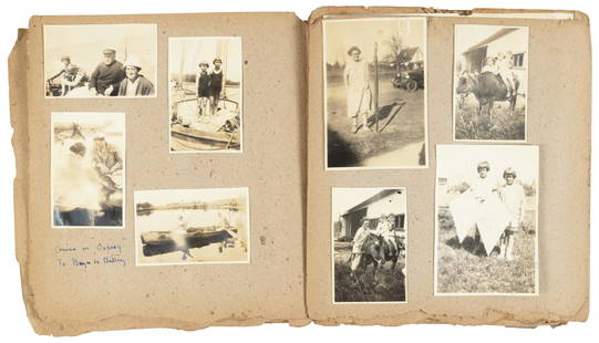 With 160 photos of life in 1920s rural Alabama: Heading: (Alabama)Author: Title: Family album from Fairhope, Alabama in the 1920s Place Published: [Fairhope, Alabama] Publisher: Date Published: [c. 1920s] Description: Unpaginated album of 160