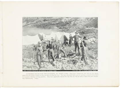 La Roche photos of route to the Klondike: Heading: (Alaska & the Klondike) Author: La Roche, Frank Title: En Route to the Klondike: Chilkoot Pass and Skaguay Trail Place Published: Seattle, WA Publisher:F. La Roche Date Published: [1