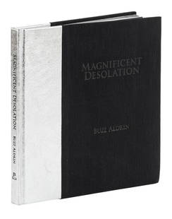 Buzz Aldrin Signed Magnificent Desolation Limited: Heading:  Author: Aldrin, Buzz Title: Magnificent Desolation: Images from the Apollo 11 Lunar Mission with the Words of Astronaut Buzz Aldrin Place Published: Reno, NV Publisher:Jack Bacon & Company