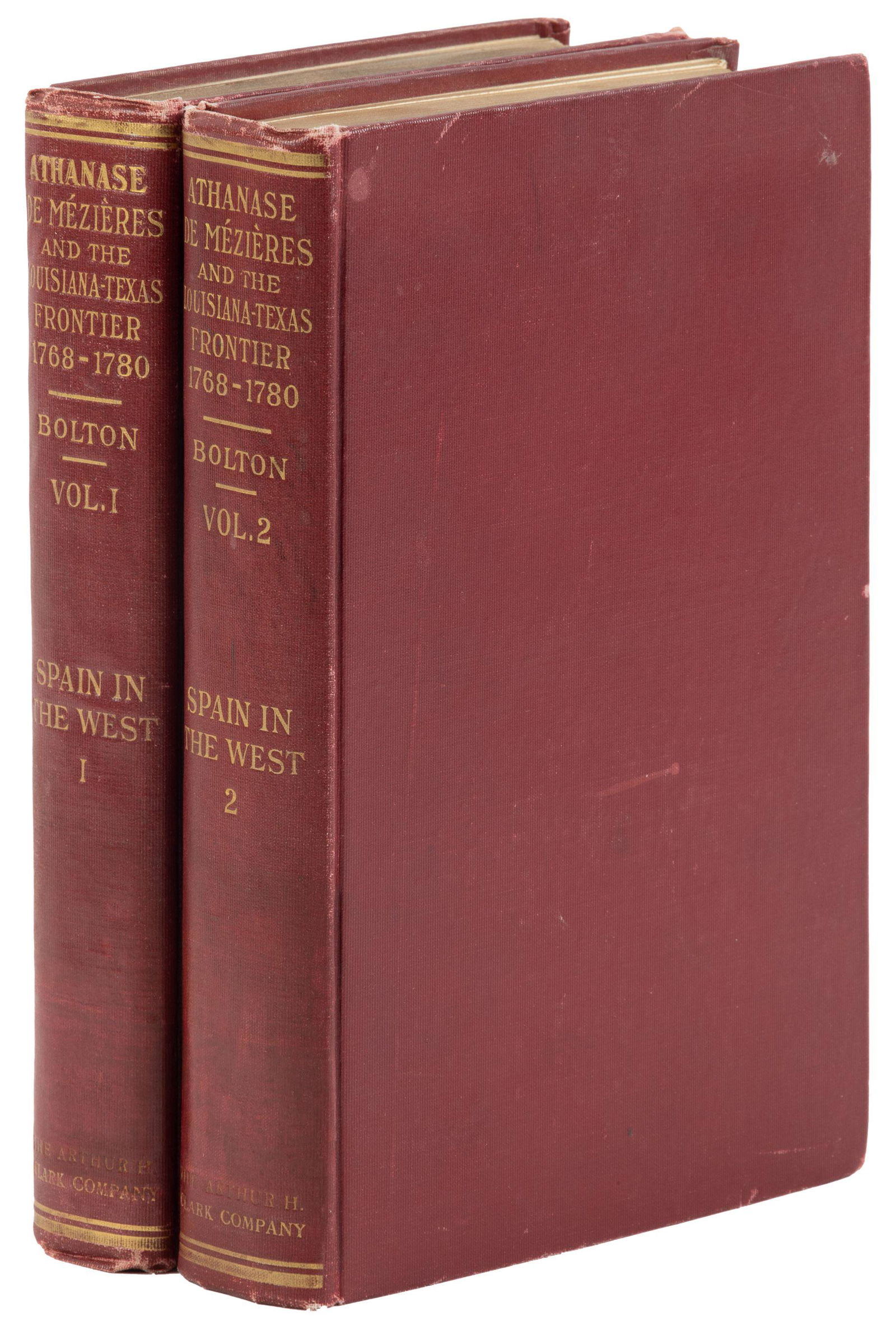 Athanase de Mezieres & the Louisiana-Texas Frontier: Heading: Author: Bolton, Herbert Eugene Title: Athanase de Mezieres and the Louisiana-Texas Frontier, 1768-1780 Place Published: Cleveland, Ohio Publisher:Arthur H. Clark Company Date Published: