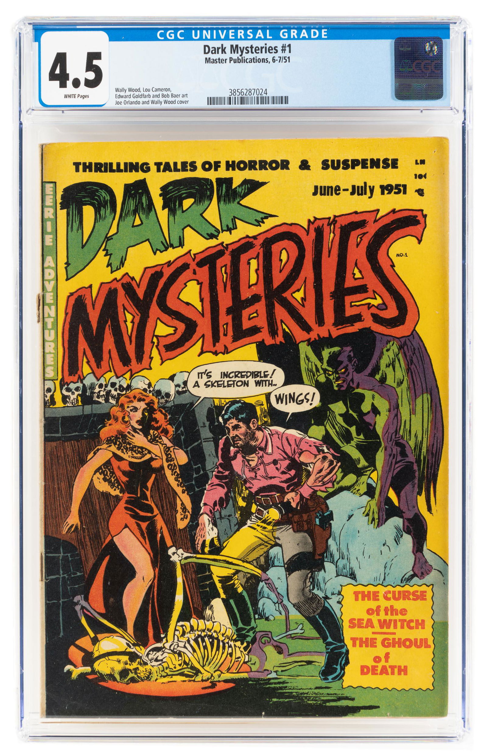 DARK MYSTERIES #1 * CGC 4.5 * Wally WOOD & Joe ORLANDO (1 of 2)