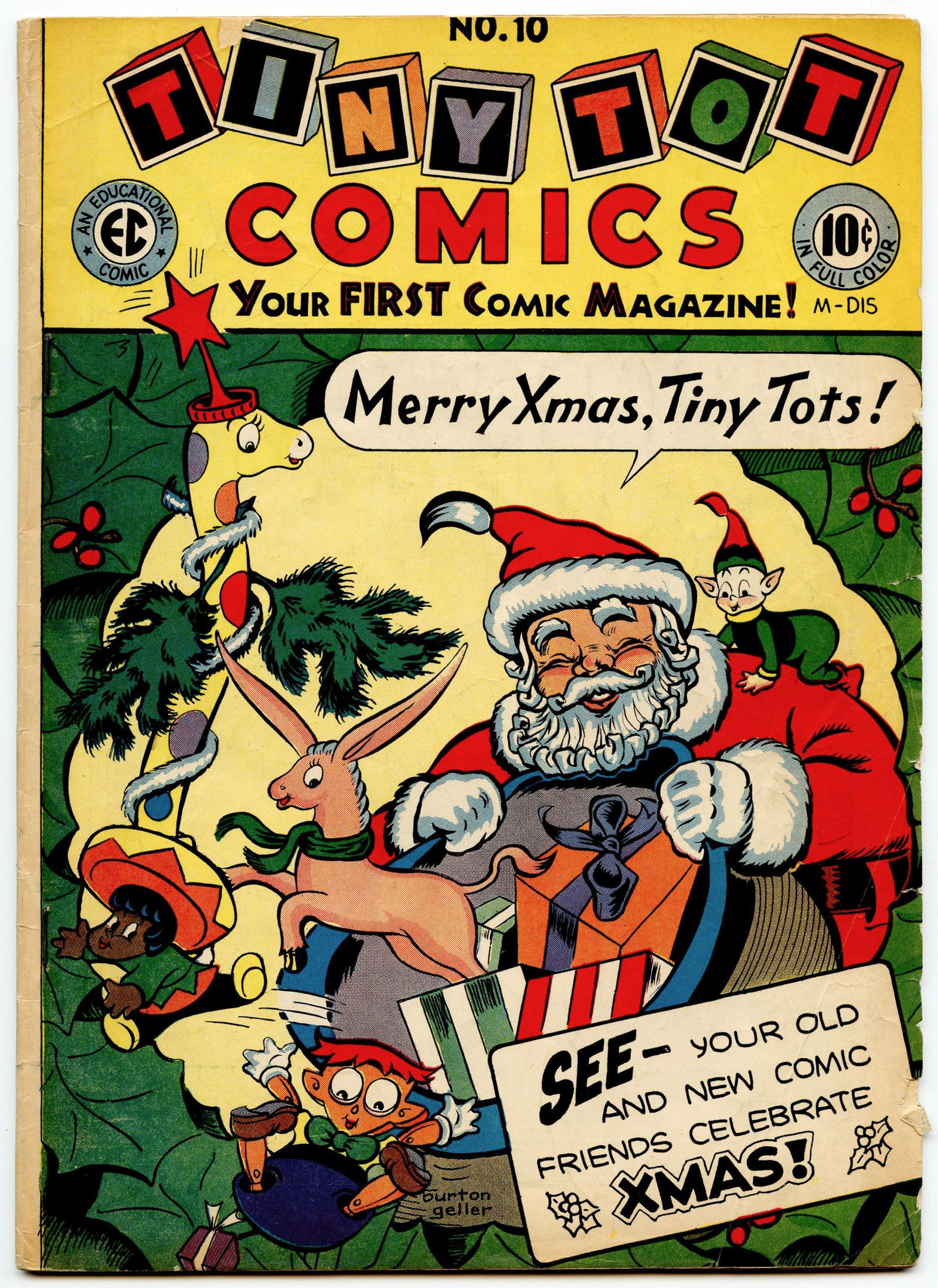 TINY TOT COMICS #10 * 3.0 * Moon Girl House Ad * Prurient Pigs & Wascally Werthams (1 of 2)