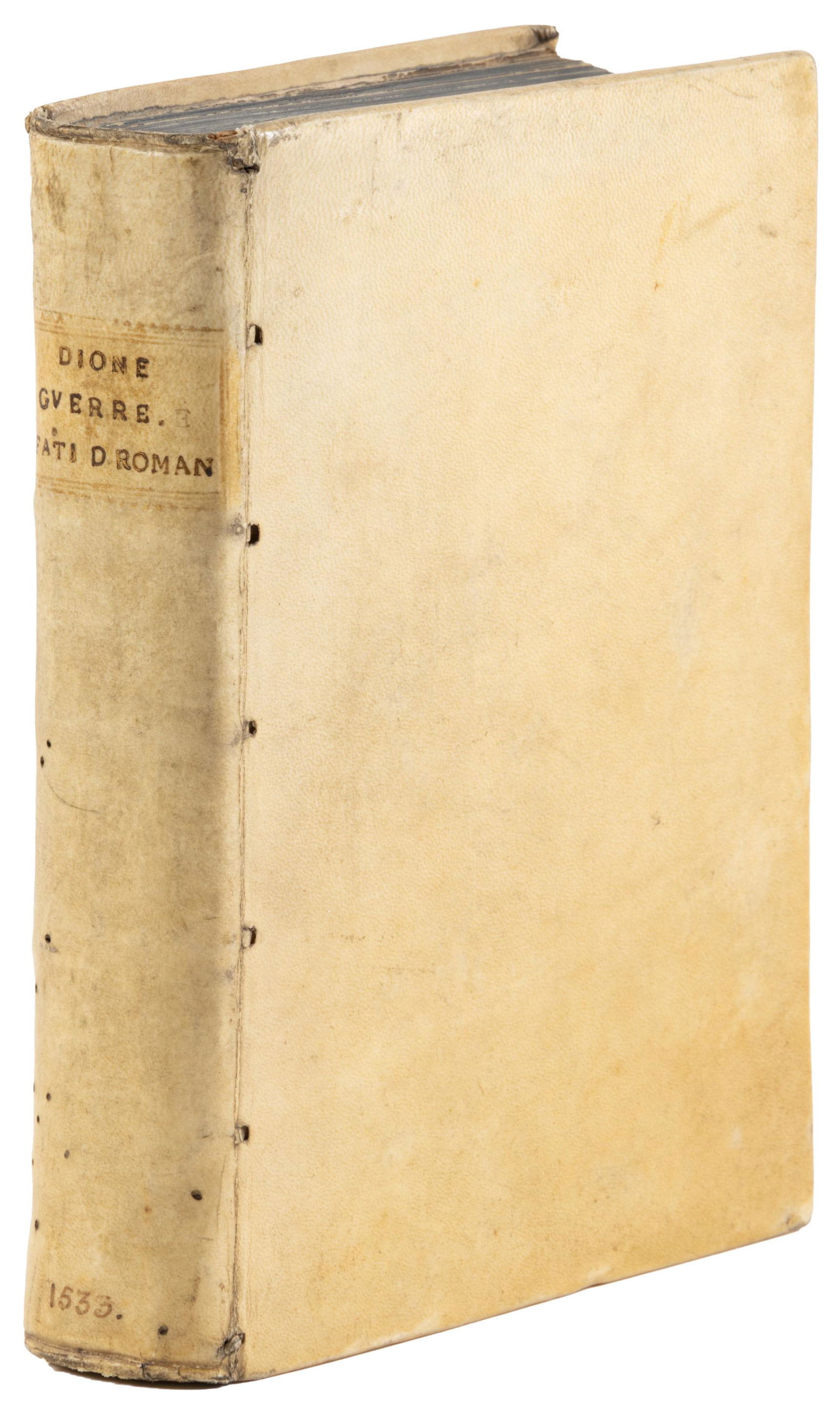 Dio Cassius' History of Rome 1533 (1 of 8)