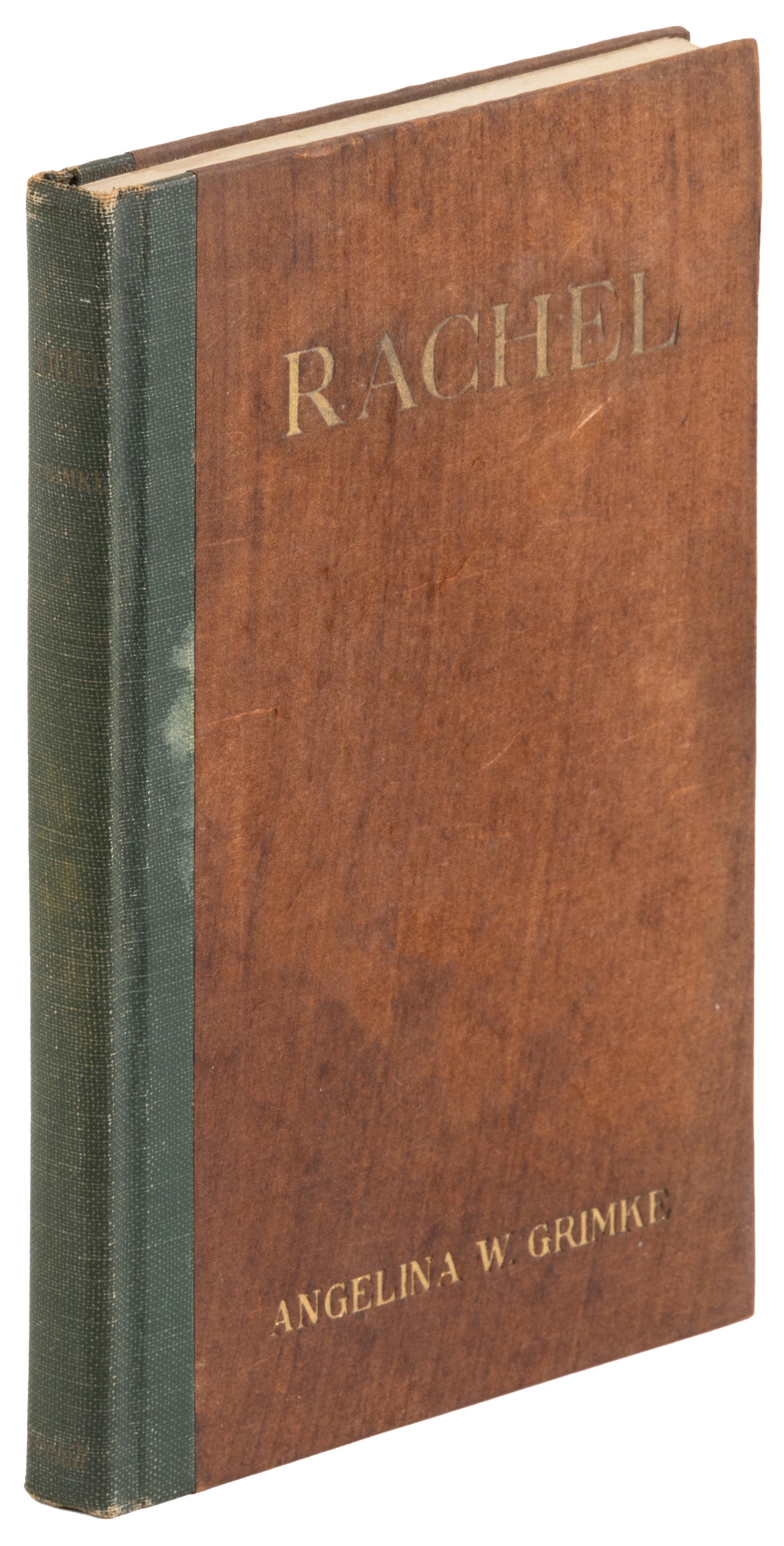 Angelina Grimke, Rachel 1st Ed. (1 of 4)