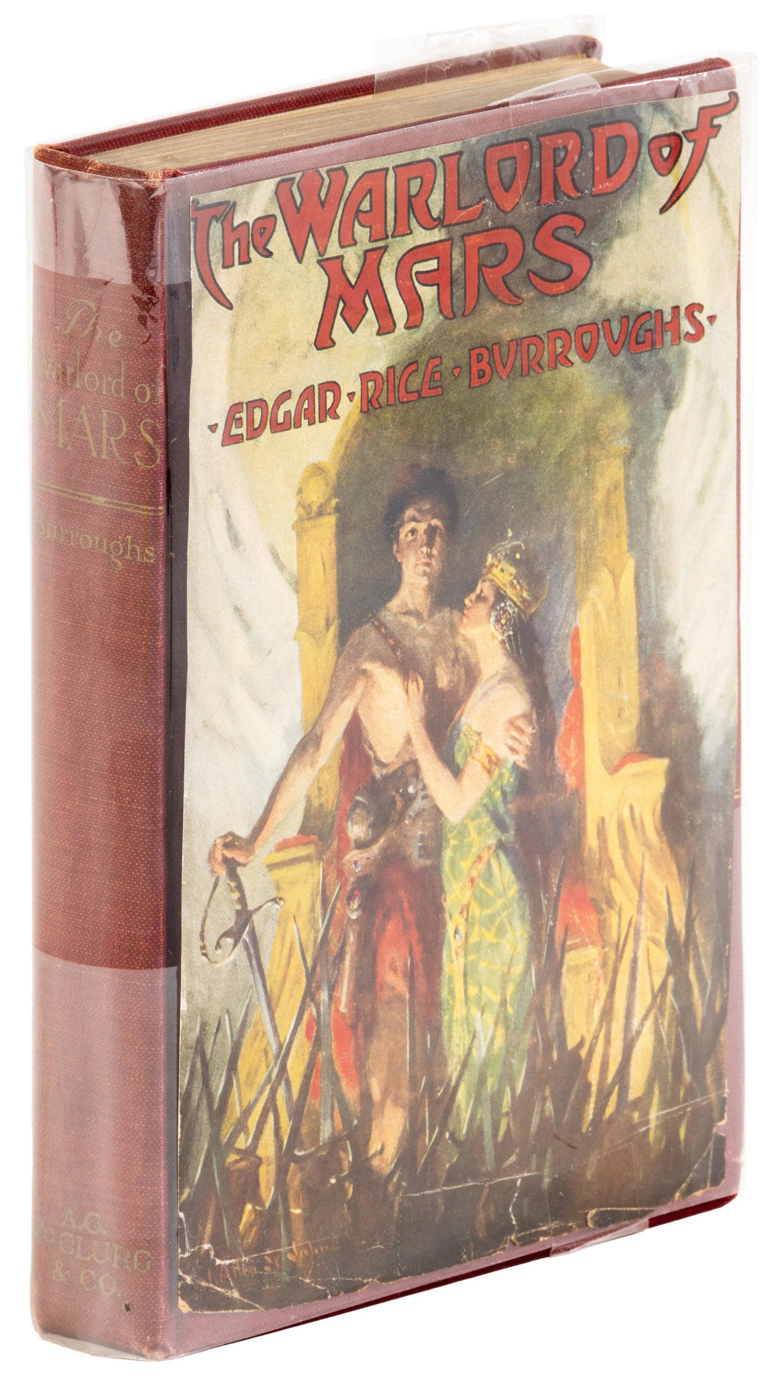 Warlord of Mars, 1st Ed.: Heading: Author: Burroughs, Edgar Rice Title: The Warlord of Mars Place Published: New York Publisher:Grosset & Dunlap Date Published: [1920] Description: Frontispiece by J. All