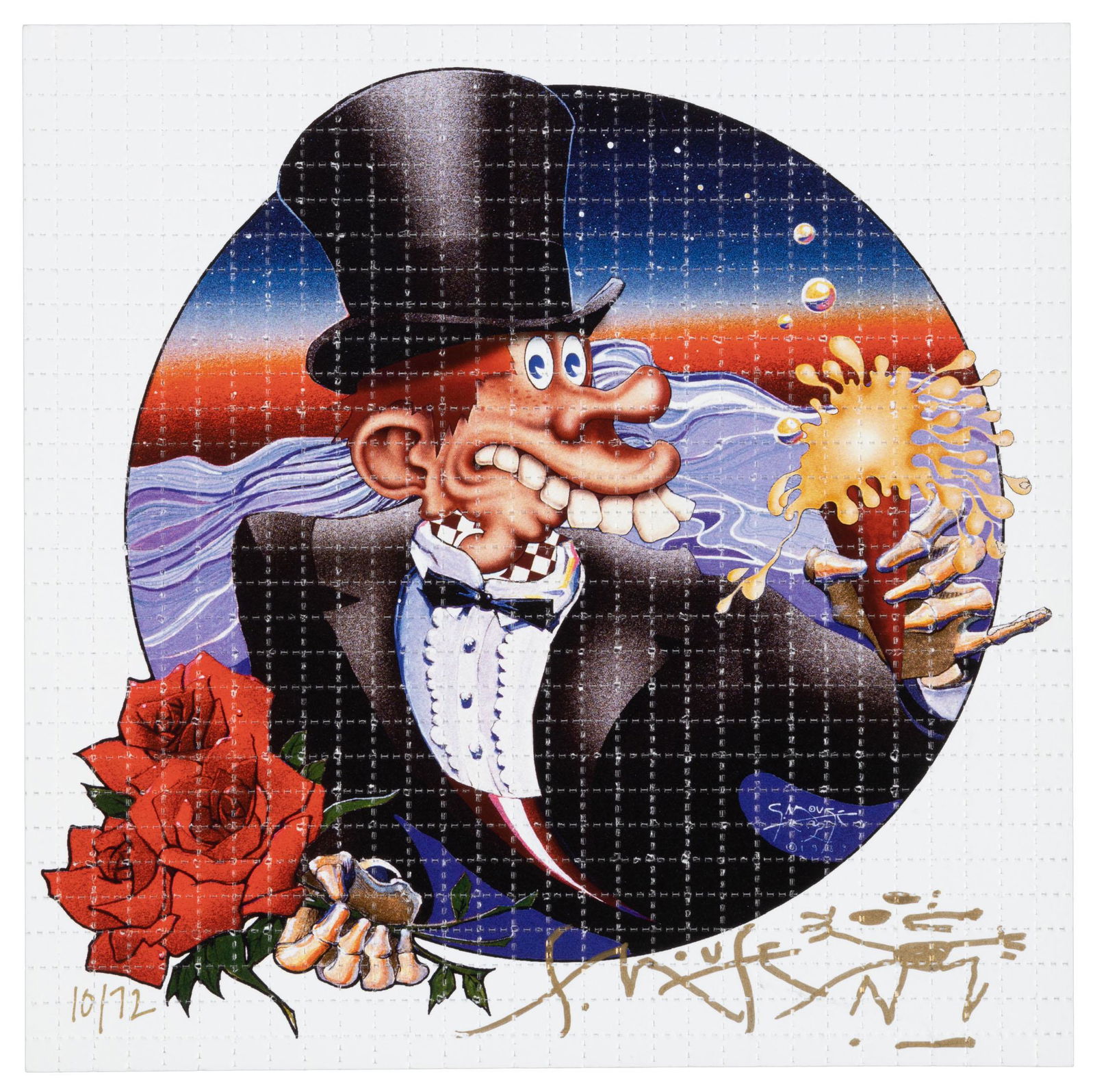 Print signed by Stanley Mouse 1/72 (1 of 3)