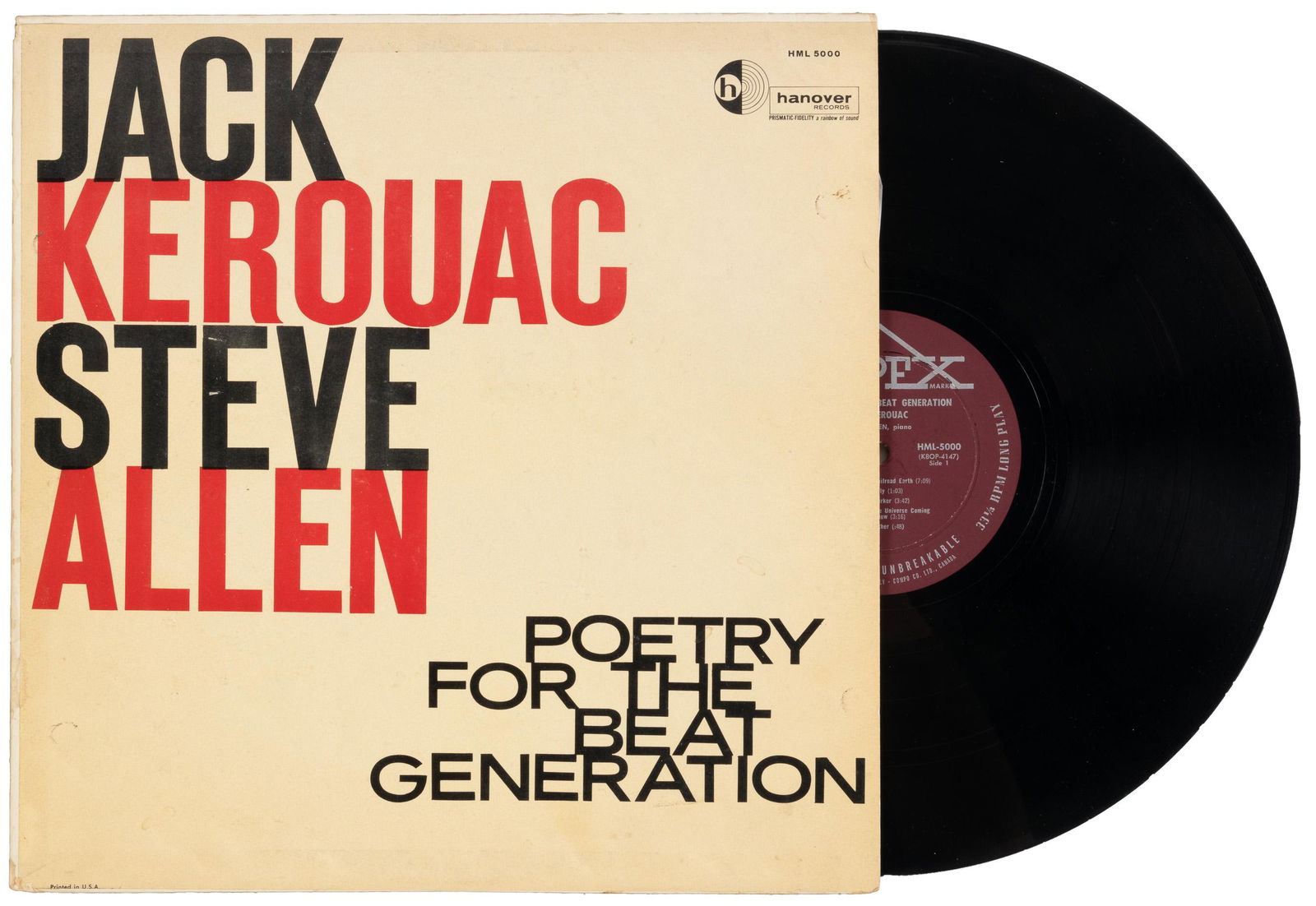 Kerouac & Steve Allen LP 1959 (1 of 1)