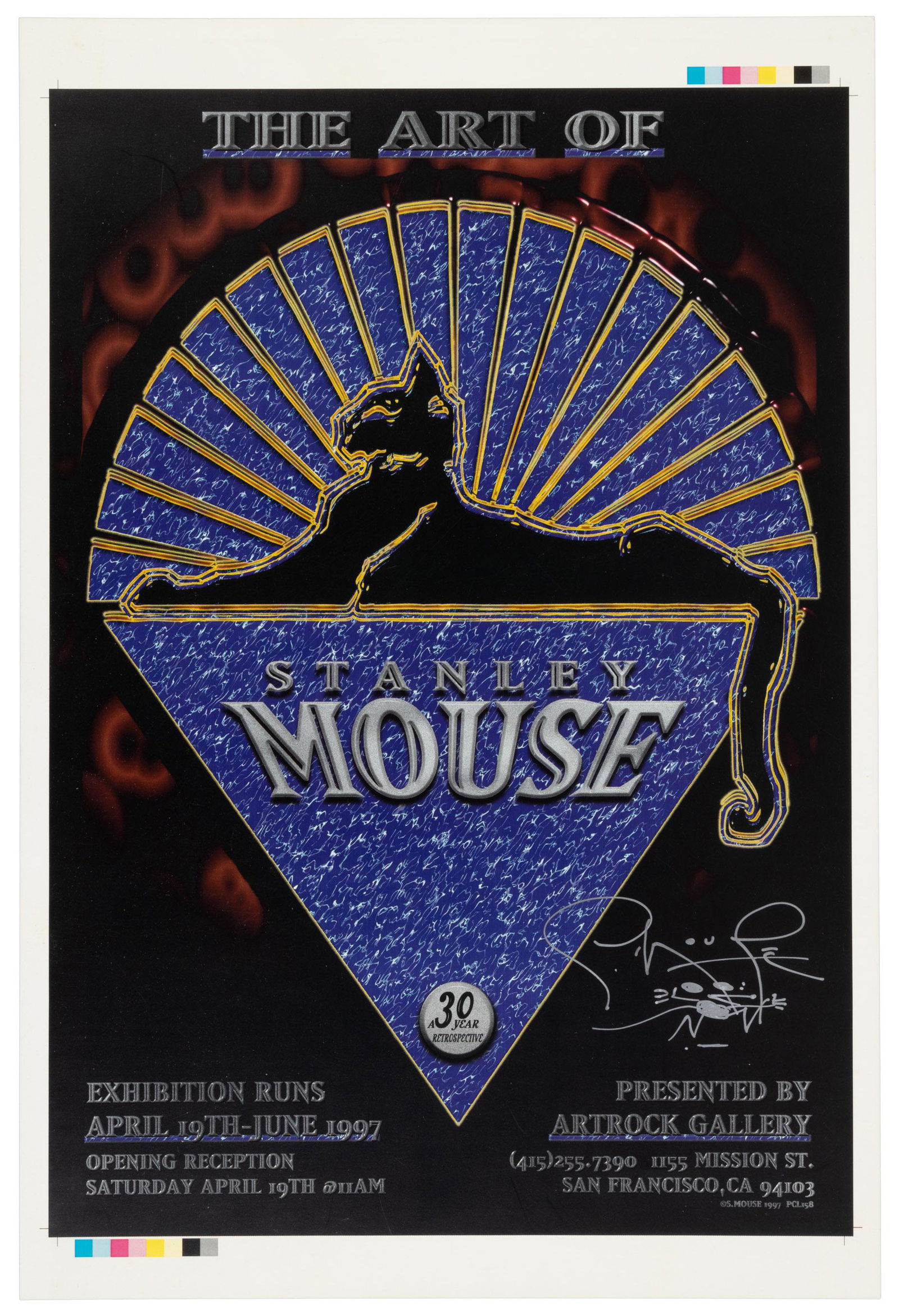 Proof copy signed by Stanley Mouse (1 of 2)