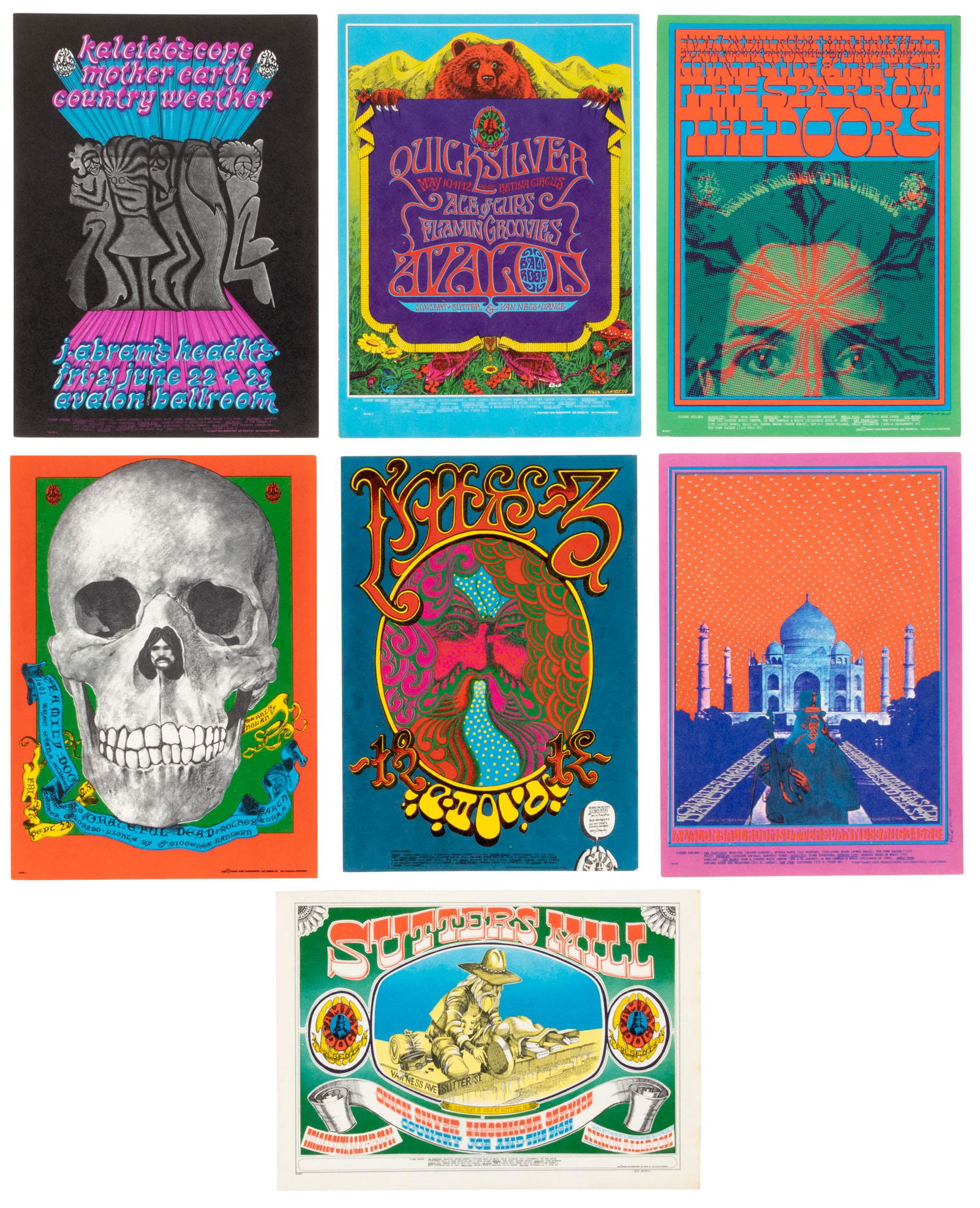 Seven Family Dog Concert postcards (1 of 1)