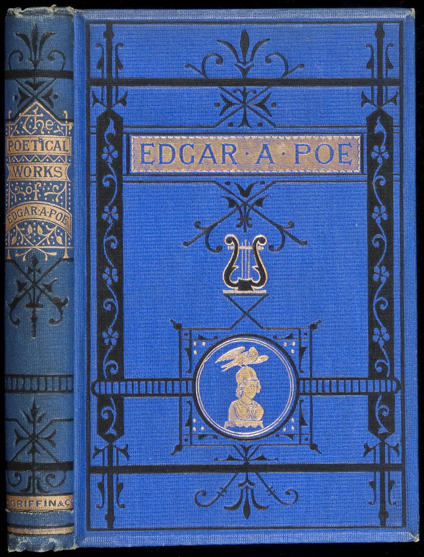 The Poetical Works of Edgar Allan Poe: Title: The Poetical Works of Edgar Allan Poe Author: Poe, Edgar Allan Description: 191 pp. 16 page publisher's catalog at rear. Woodcut illustrations. (12mo) 17.2x11.5 cm. (6¾x4½") original blue clo