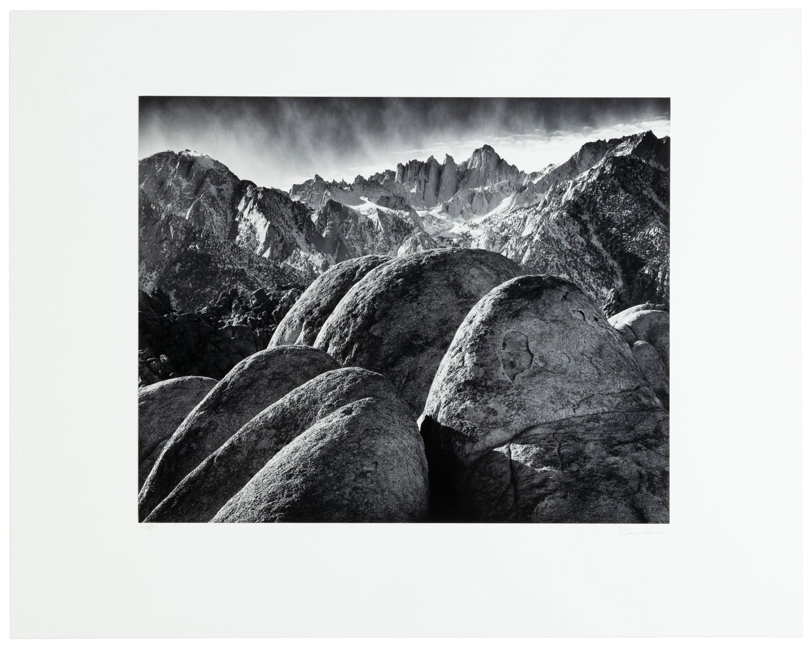 Mt. Whitney signed by Bruce Barnbaum (1 of 3)