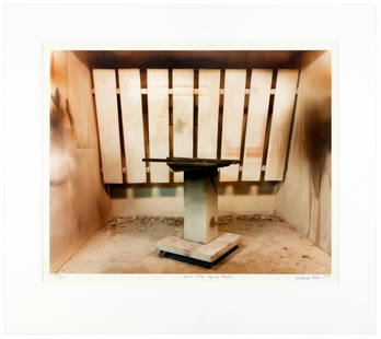 Leland Rice - "Wall Sites" Signed: Heading: Author: Rice, Leland Title: Wall Sites, 1978 Place Published: Publisher: Date Published: 1978 Description: Matted color photograph, under protective tissue paper.