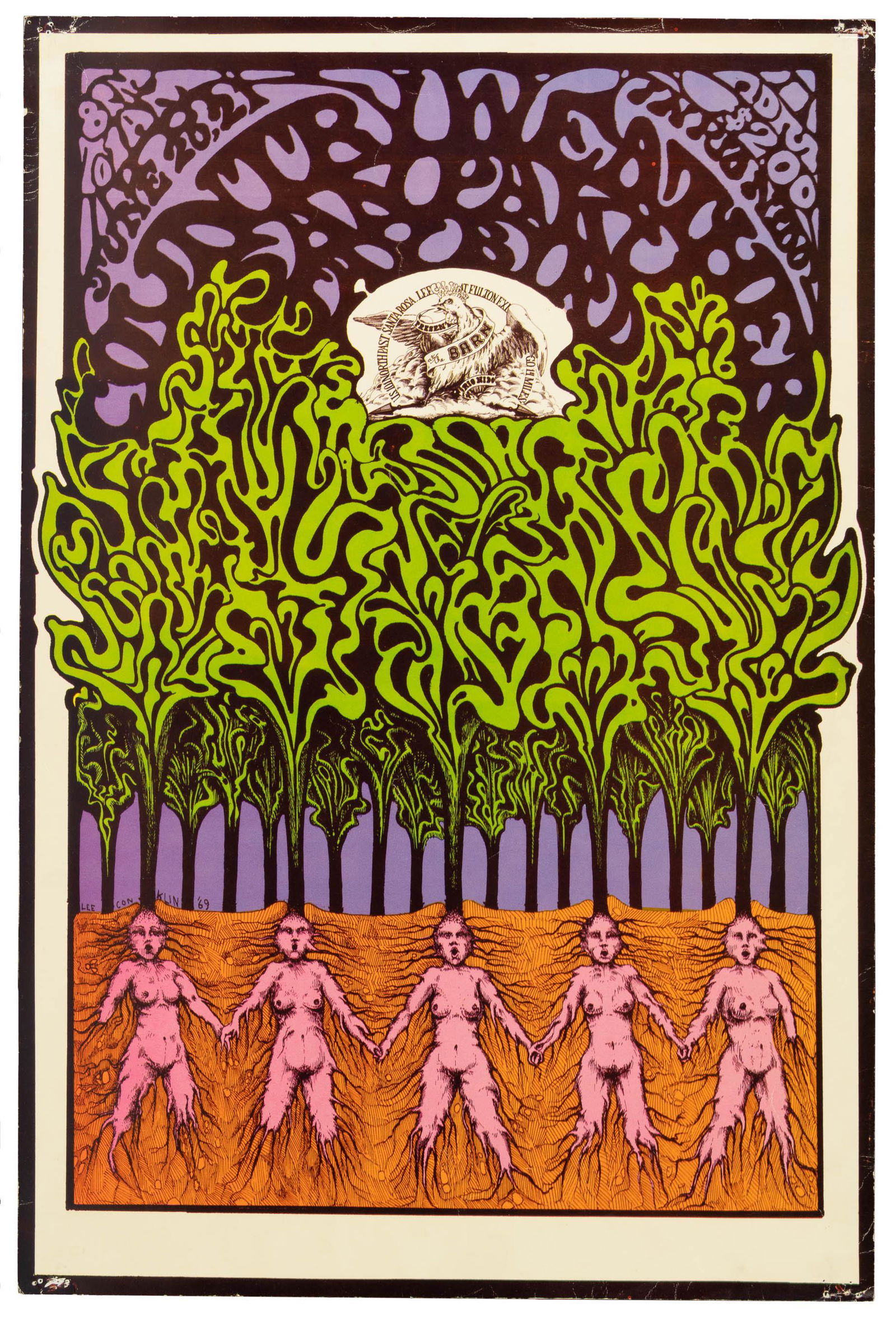 Rare Lee Conklin poster 1969 (1 of 1)