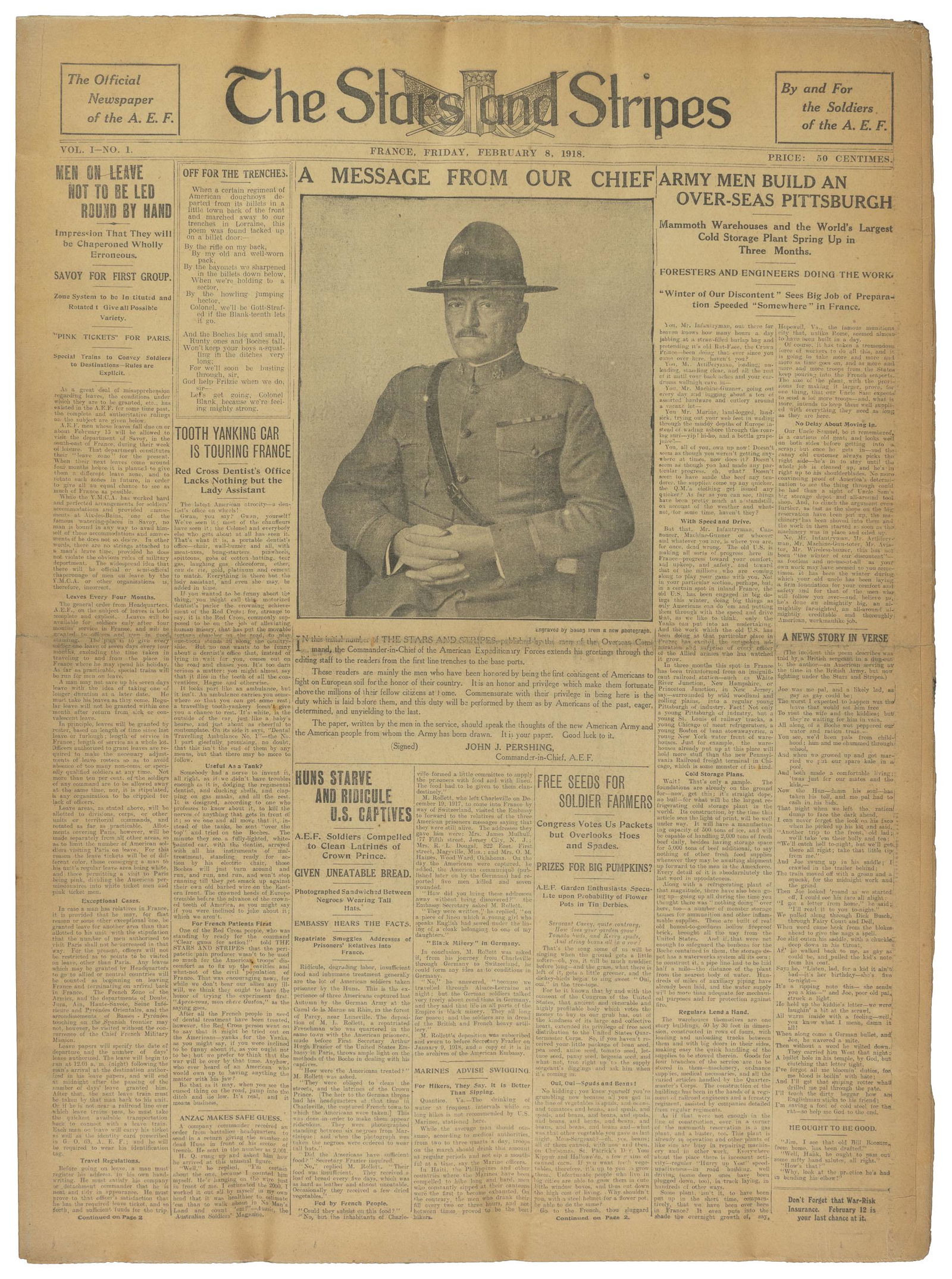 74 Issues of Stars & Stripes WWI Newspaper (1 of 14)
