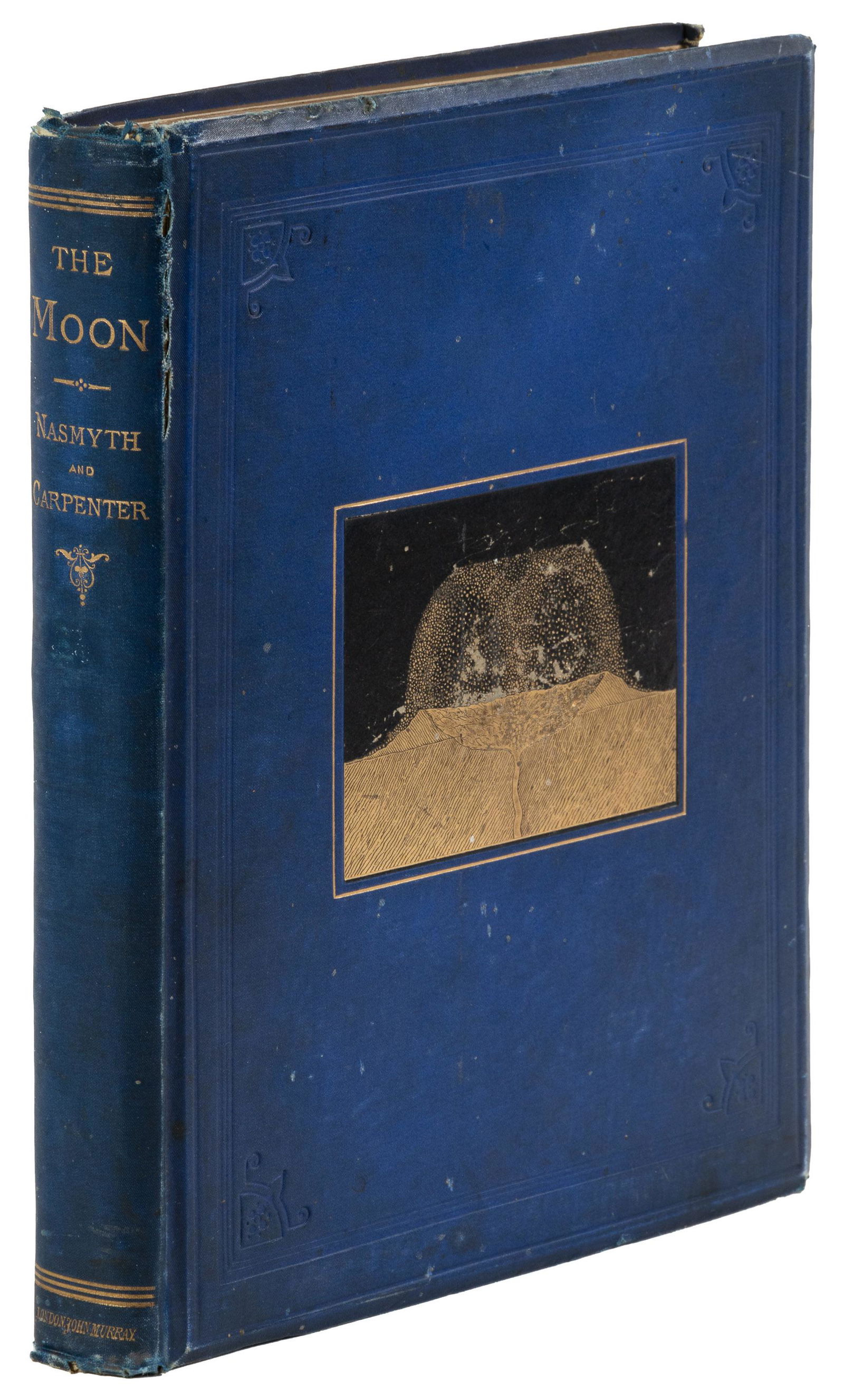 The Moon: Considered as a Planet w/ Woodburytypes: Heading: Author: Nasmyth, James and James Carpenter Title: The Moon: Considered as a Planet, a World, and a Satellite. Place Published: London Publisher:John Murray Date Published: 1874 <