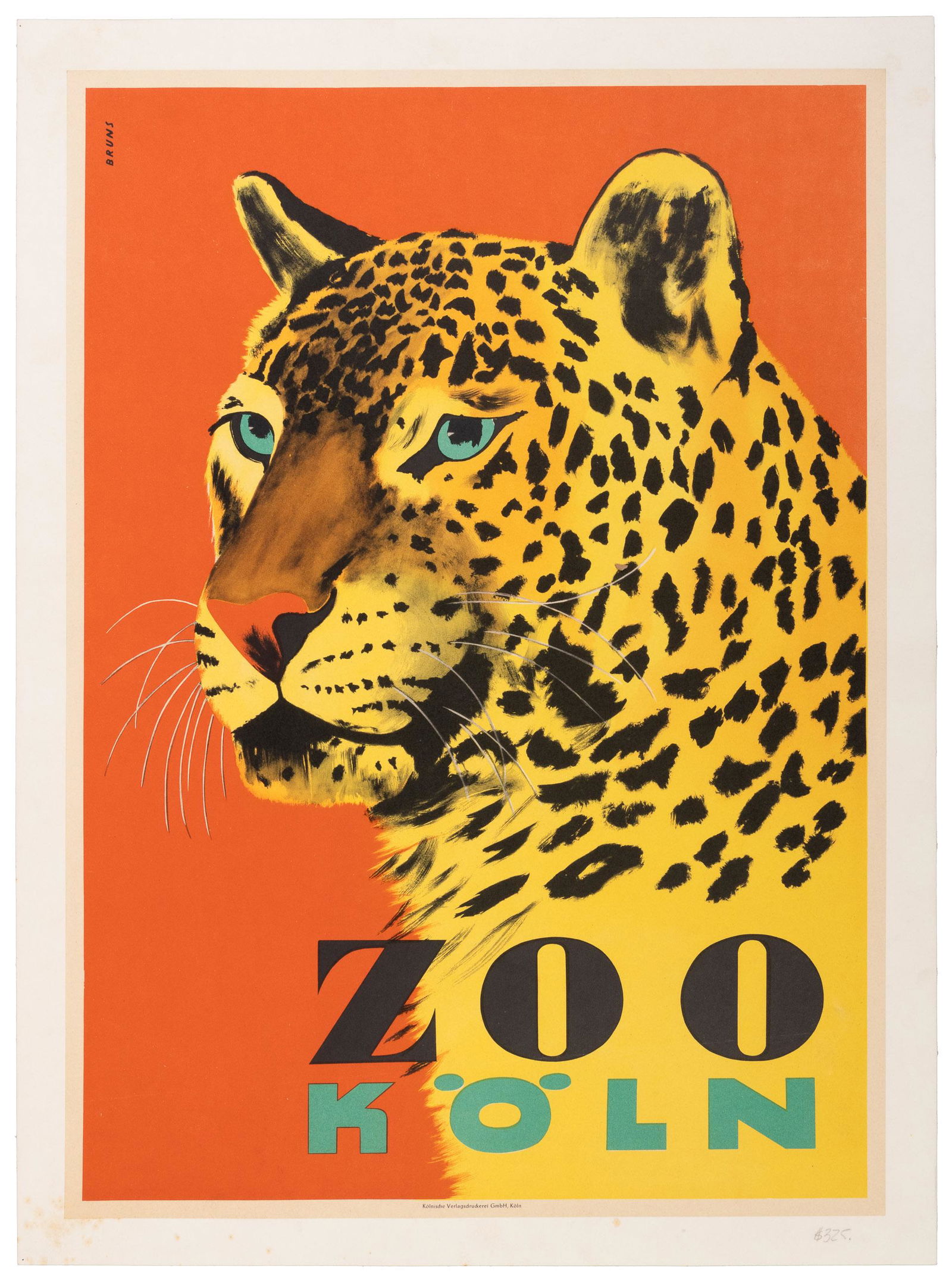 Bruns poster for the Cologne Zoo (1 of 1)