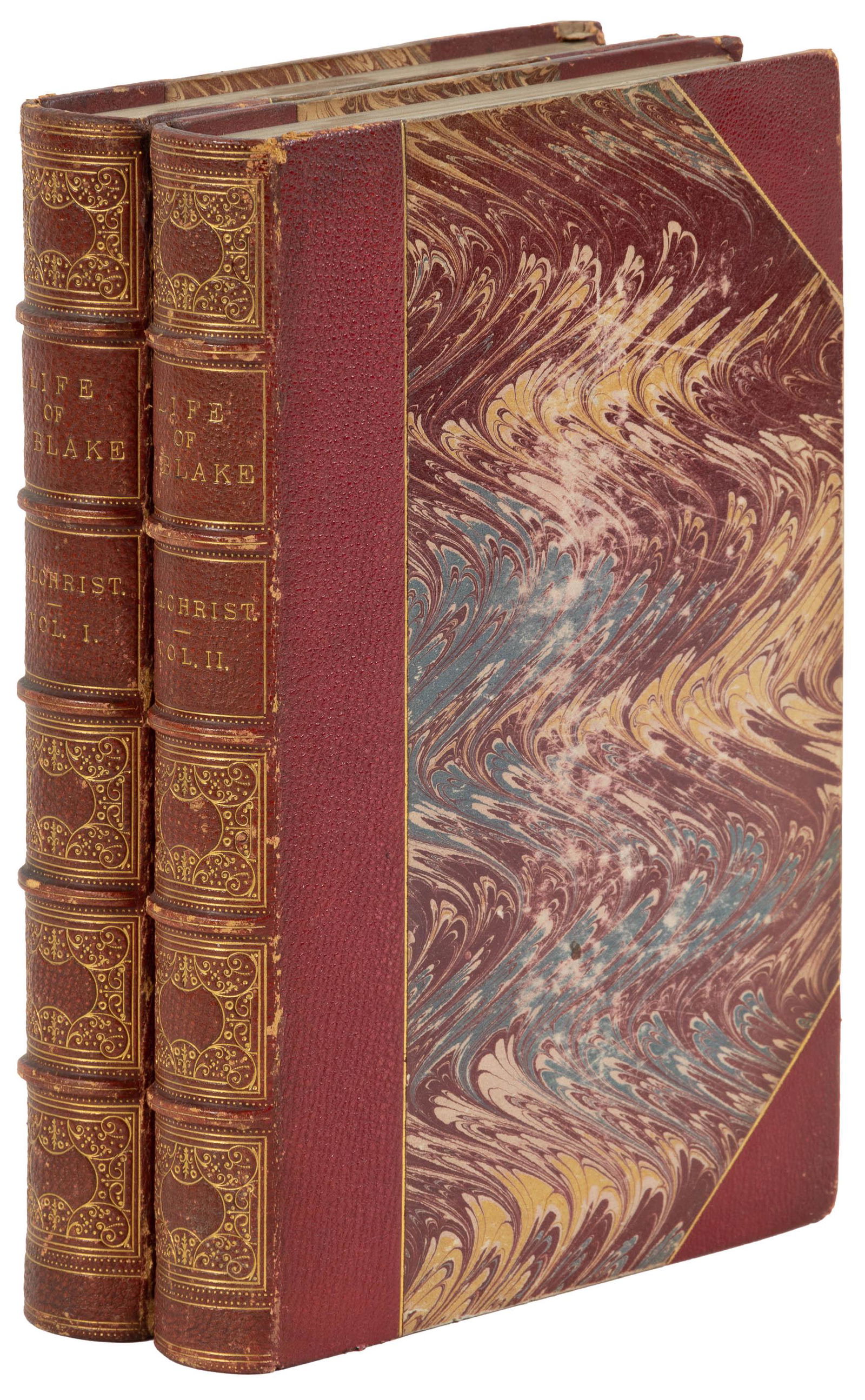 Gilchrist's Life of William Blake, nicely bound: Heading: (Blake, William) Author: Gilchrist, Alexander Title: Life of William Blake, "Pictor Ignotus." With Selections from His Poems and Other Writings. Illustrated from Blake's Own Works, in Facsimi