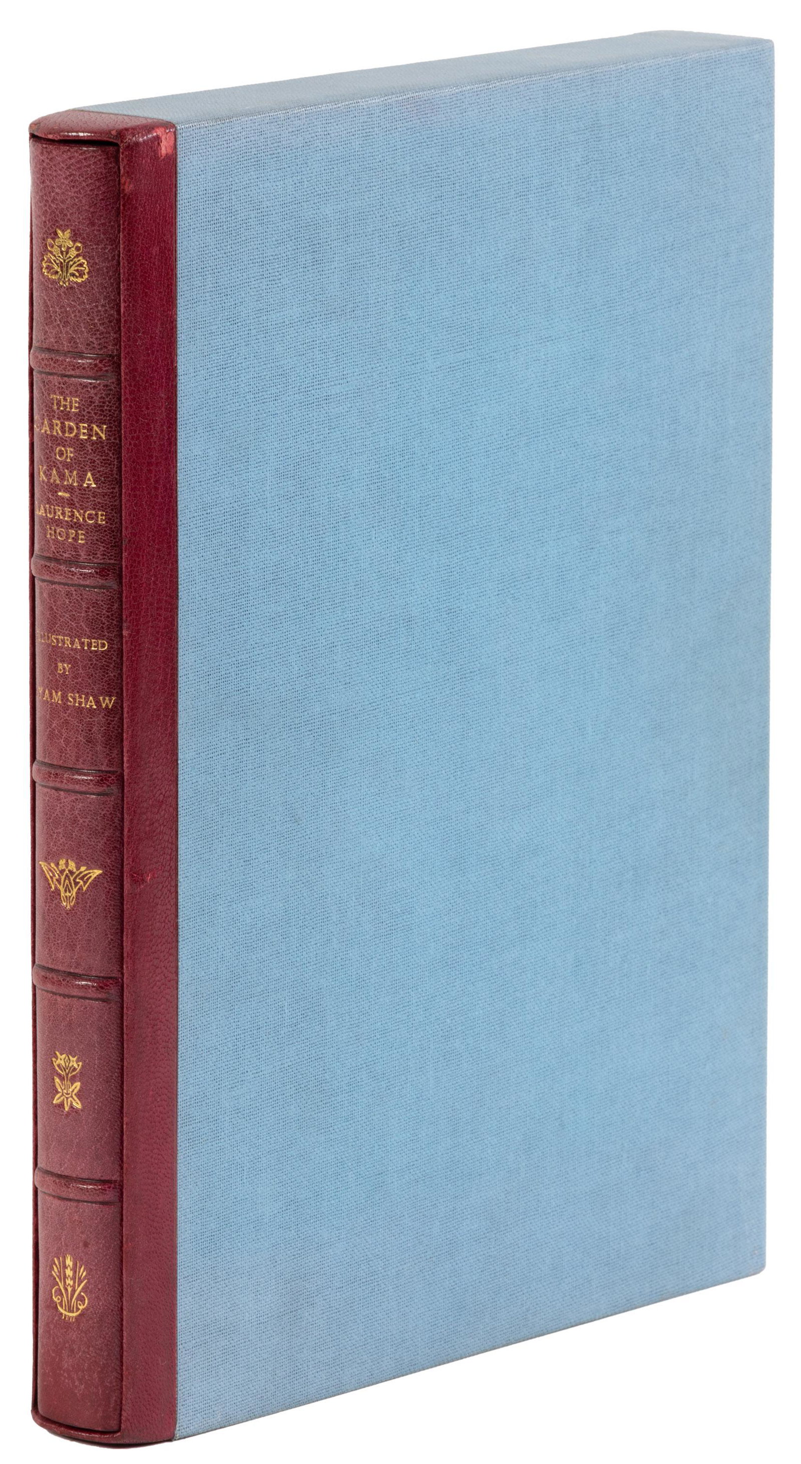 Garden of Kama Finely Bound and Illus: Heading: (Shaw, Byam, illustrator) Author: Hope, Laurence Title: The Garden of Kama and Other Love Lyrics from India Place Published: London Publisher:William Heinemann Ltd. Date Published: 1