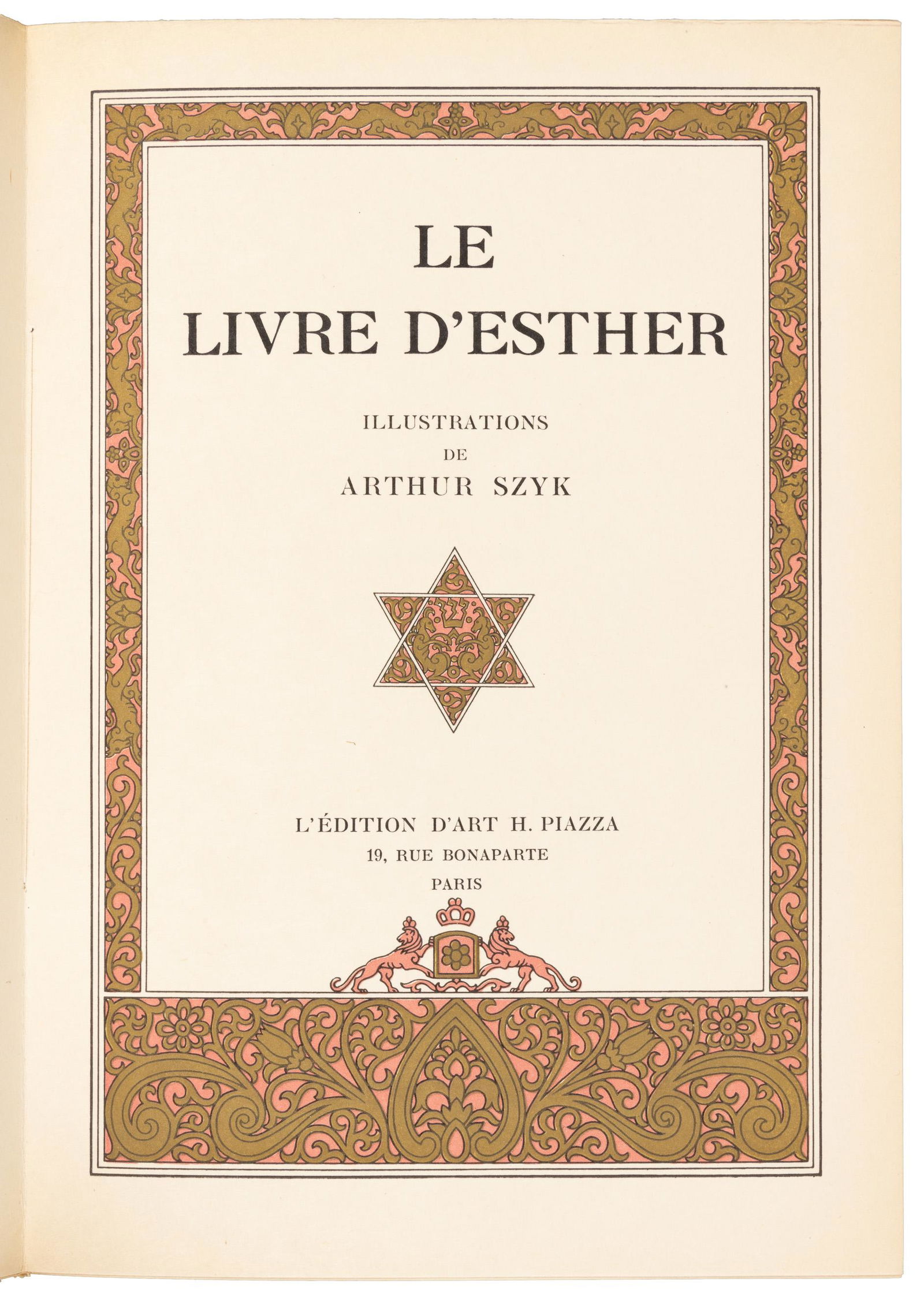 Szyk's Book of Esther with extra suite of plates (1 of 8)