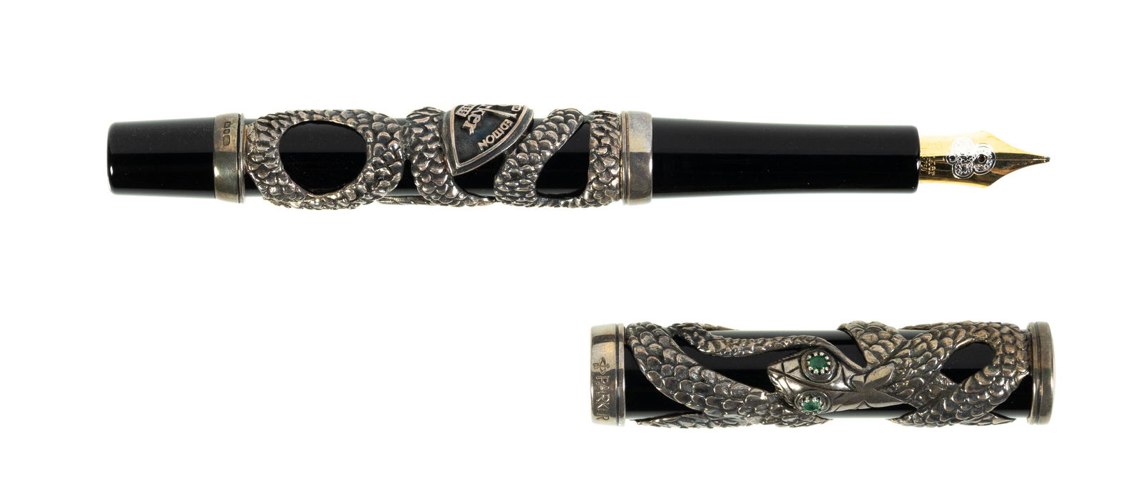 PARKER Sterling Silver Snake Ltd Fountain Pen (1 of 3)