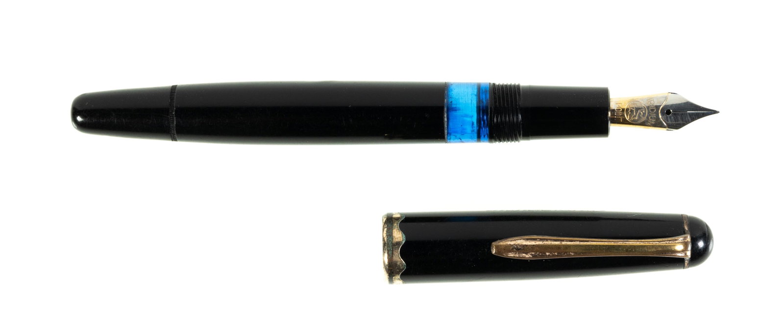 MONTBLANC #042 Monte Rosa FP in Box, 1950s: Heading: Author: Montblanc Title: Monte Rosa No. 042 Black Resin Fountain Pen with Original Box Place Published: Publisher: Date Published: 1950s Description: No. 042 blac