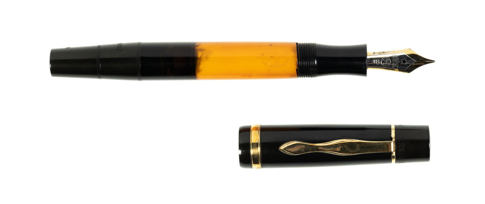 MONTBLANC No. 134 Black Piston-Filler FP (1 of 1)