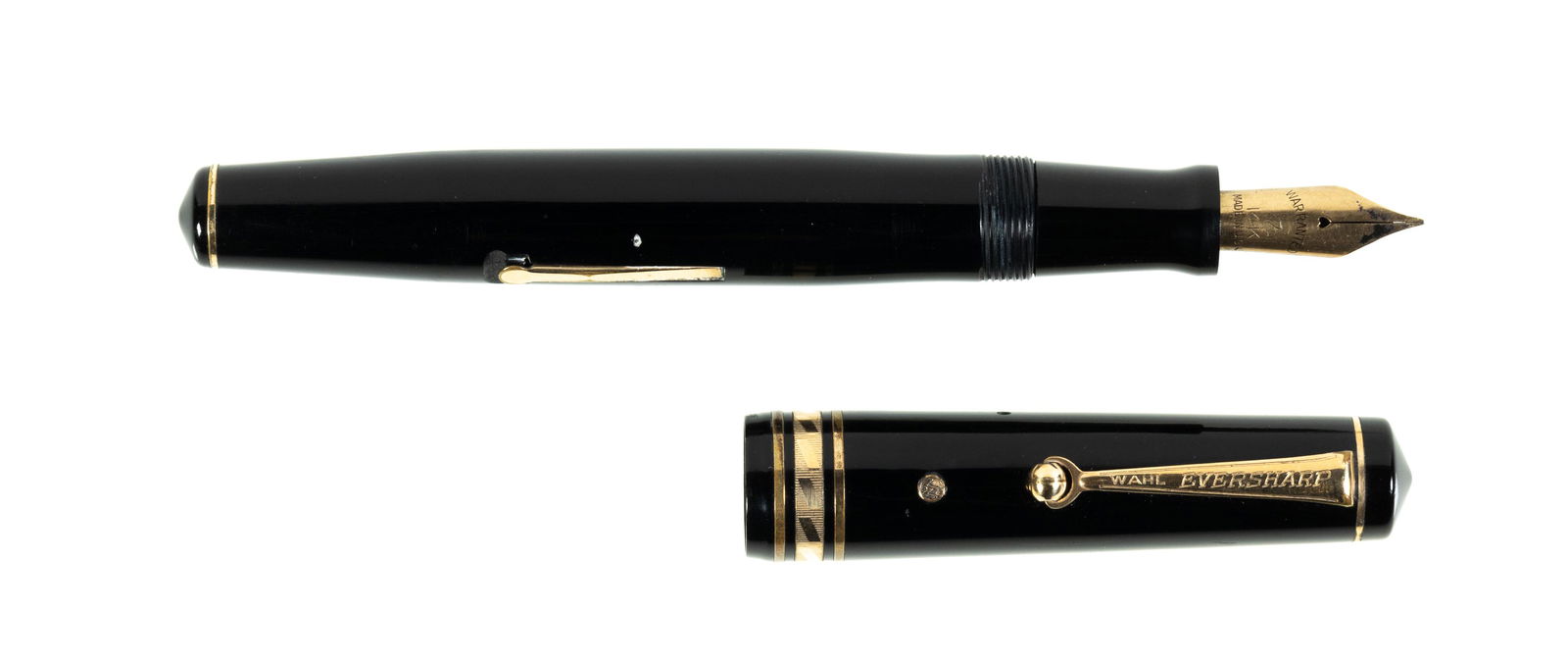 WAHL-EVERSHARP Black Fountain Pen, c.1930s (1 of 1)