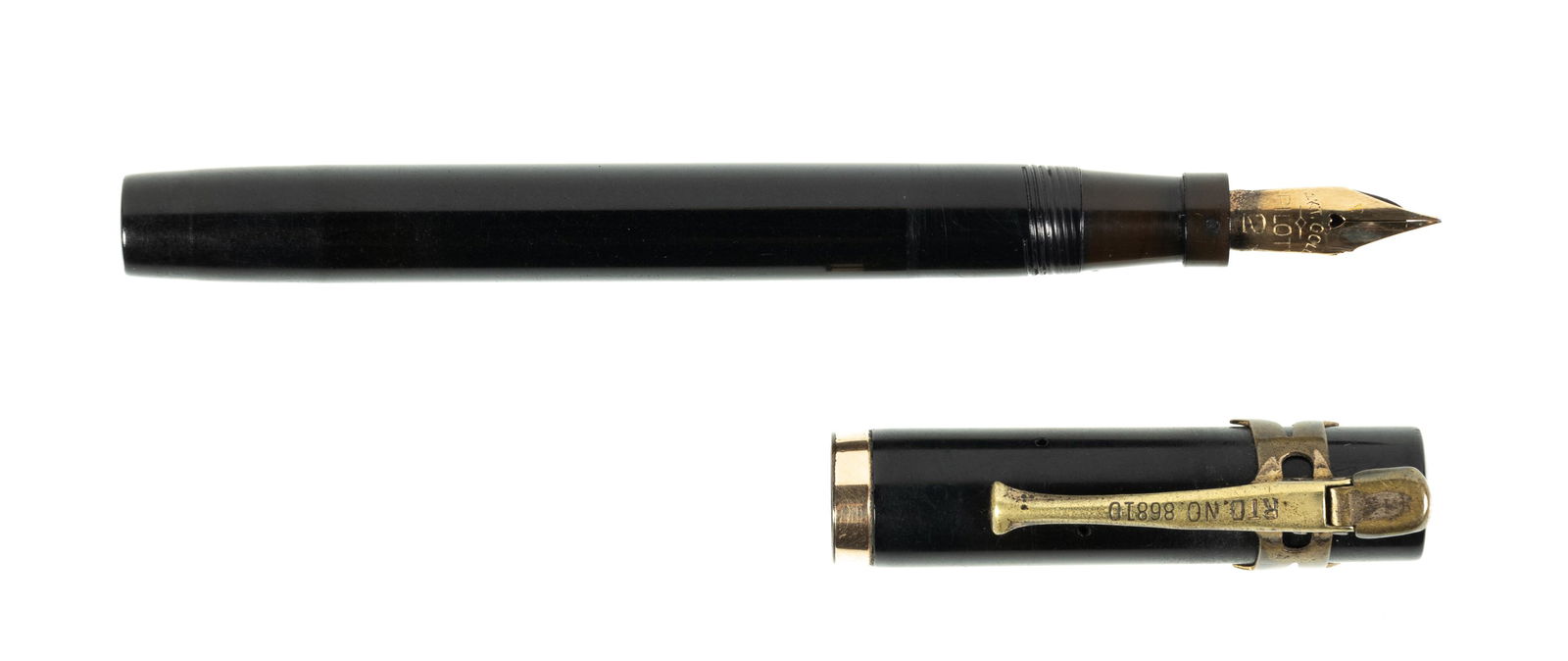 PILOT-NAMIKI #2 BHR Eyedropper FP, Acq. Clip, c.1930s (1 of 1)