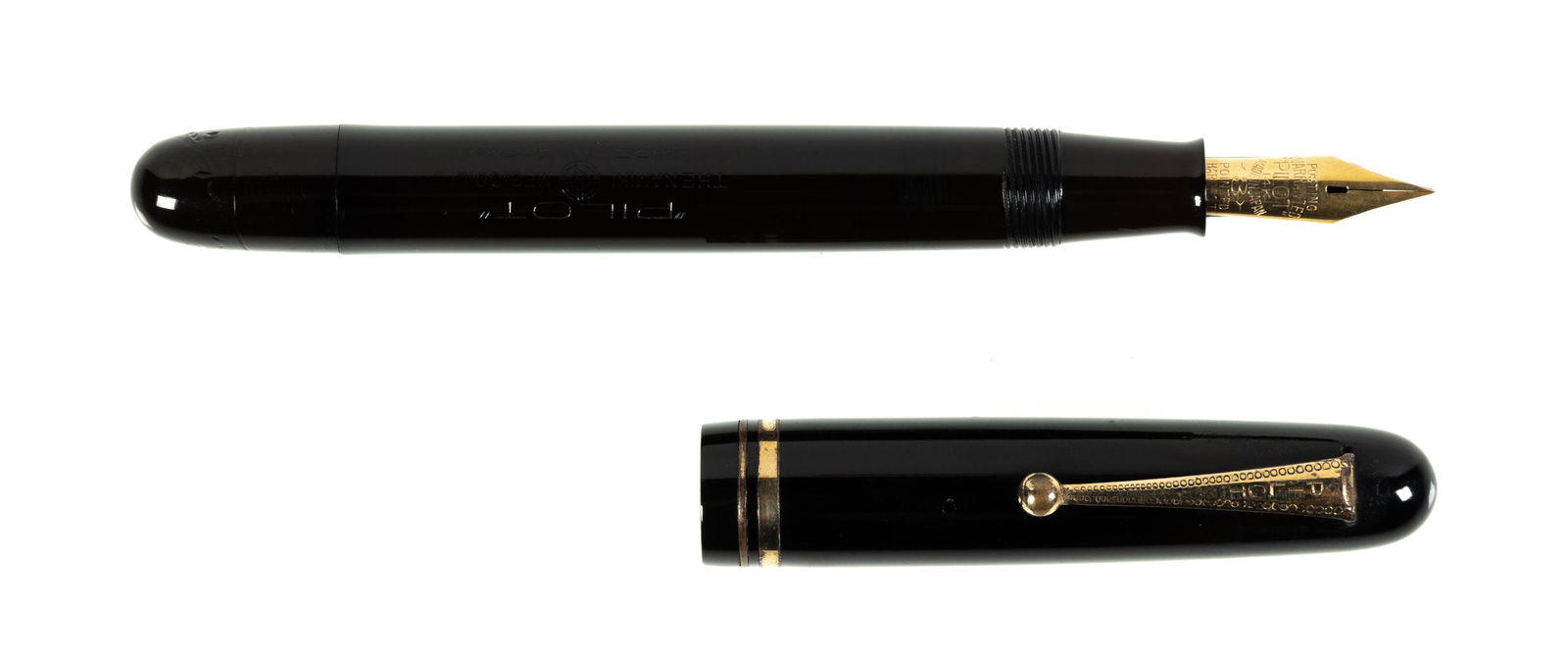 PILOT Black Lacquer #2 Fountain Pen, c.1930s (1 of 1)
