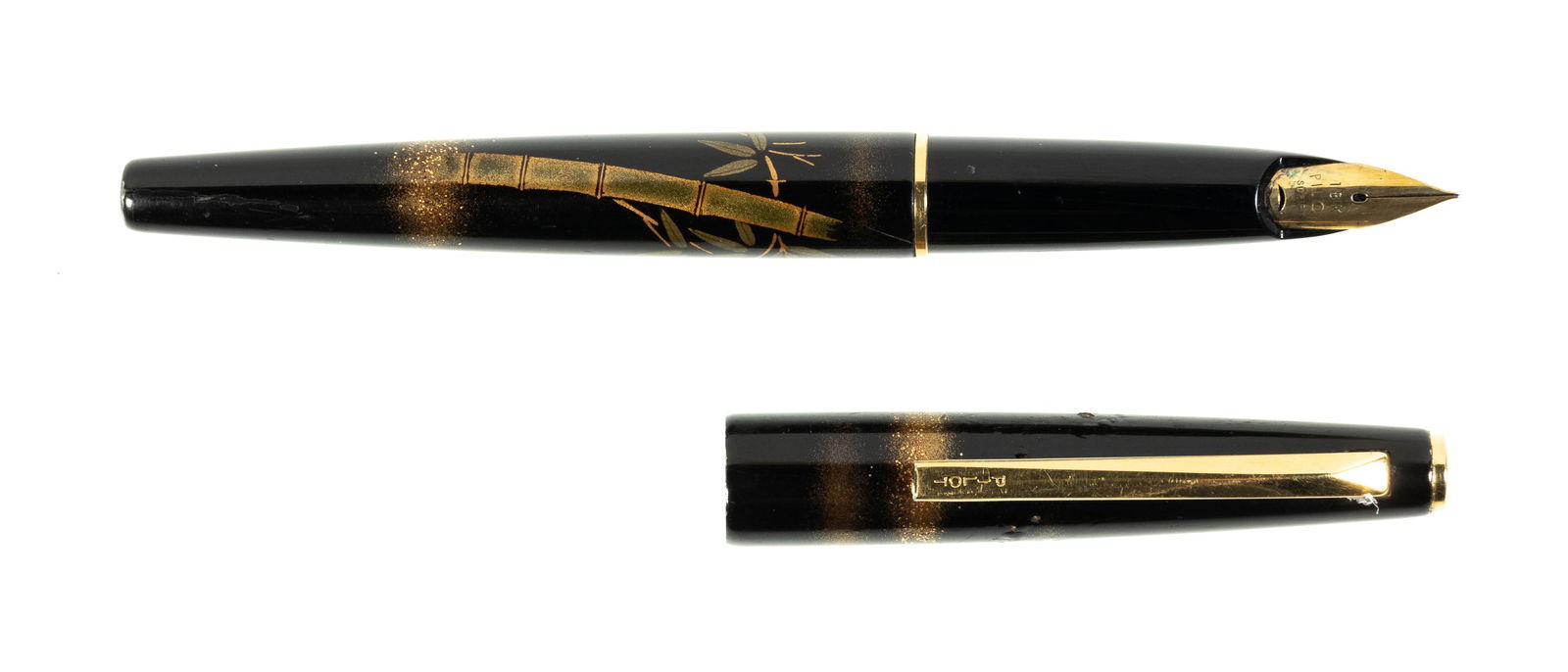 PILOT Bamboo Maki-e Fountain Pen, 1970s (1 of 2)