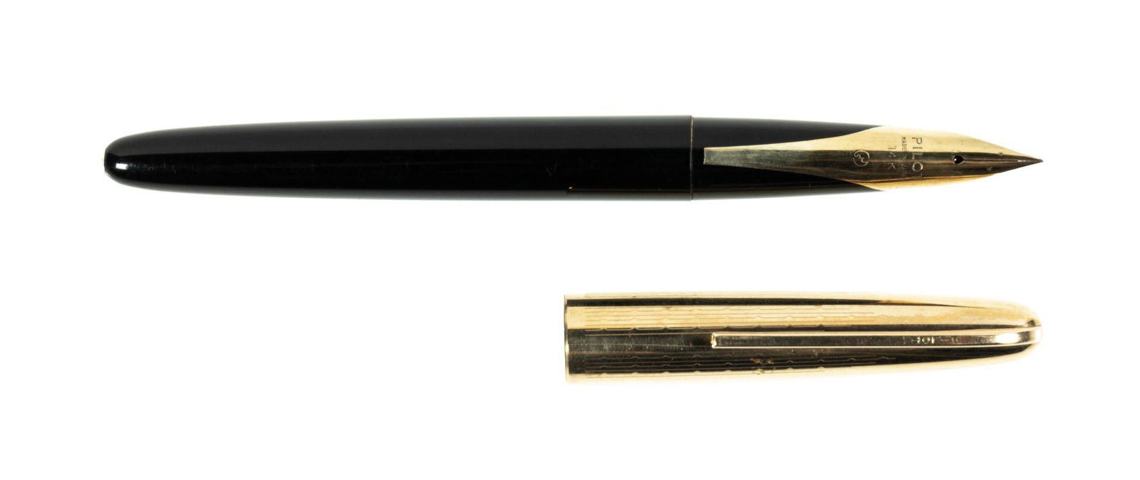 PILOT Ultra Super 500 Gold Cap FP, c.1959 (1 of 2)
