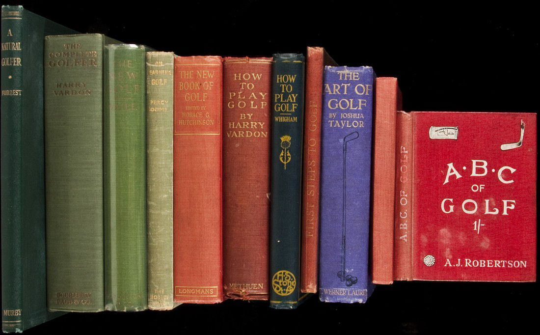 Eleven volumes of golf instruction: Title: Eleven volumes of golf instruction Author: ** Description: Includes: Forrest, J. A Natural Golfer: Hand Action in Games. 1st ed. Thomas Murby, 1938. * Vardon, Harry. The Complete Golfer. Later