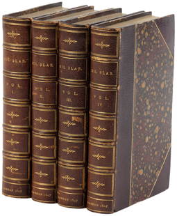 Adventures of Gil Blas, 1807 Edition: Heading:  Author: Lesage, A.R. Title: The Adventures of Gil Blas of Santillana Place Published: London Publisher:Richard Phillips Date Published: 1807 Description:  4 volumes